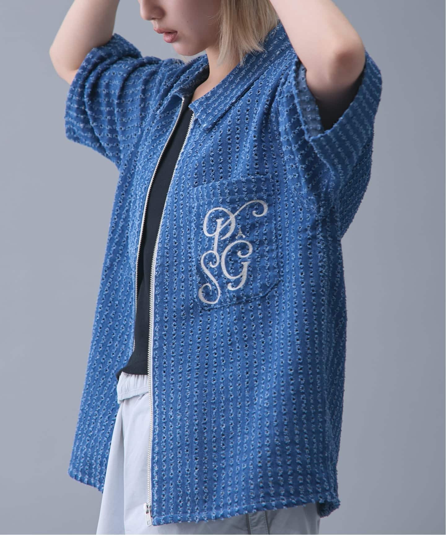Paris Saint-Germain / パリ・サン＝ジェルマン】JP Denim Zip Shirts
