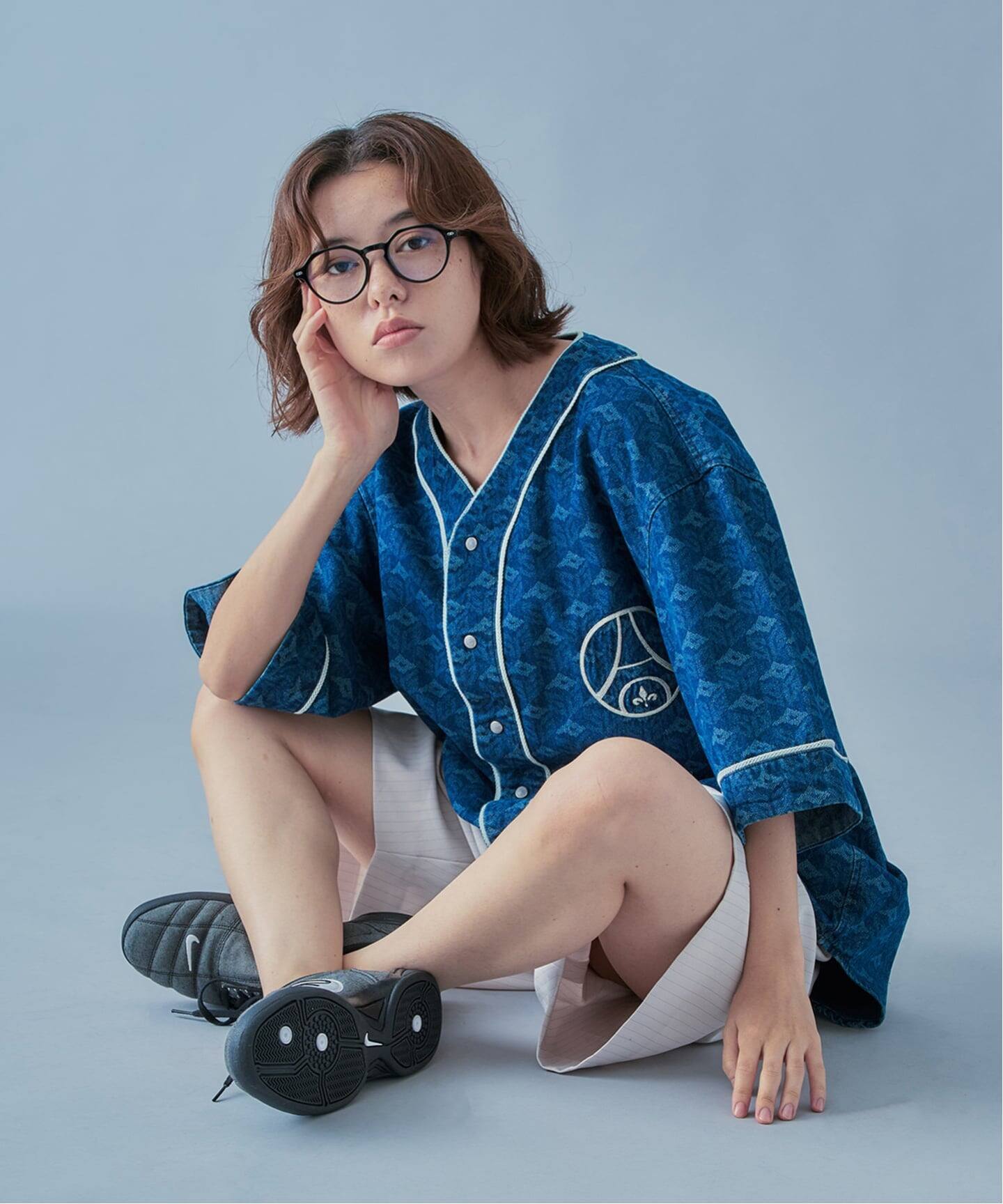 追加》【Paris Saint-Germain 】JP Baseball ShirtJP Baseball Shirt