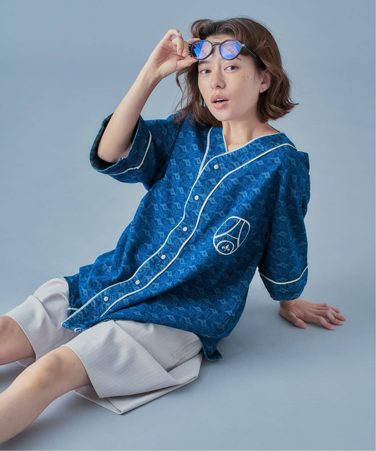 追加》【Paris Saint-Germain 】JP Baseball ShirtJP Baseball Shirt