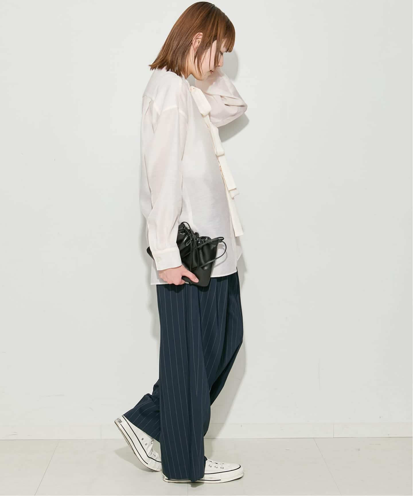 シアーサテンリボンブラウス（シャツ／ブラウス）｜JOURNAL STANDARD L