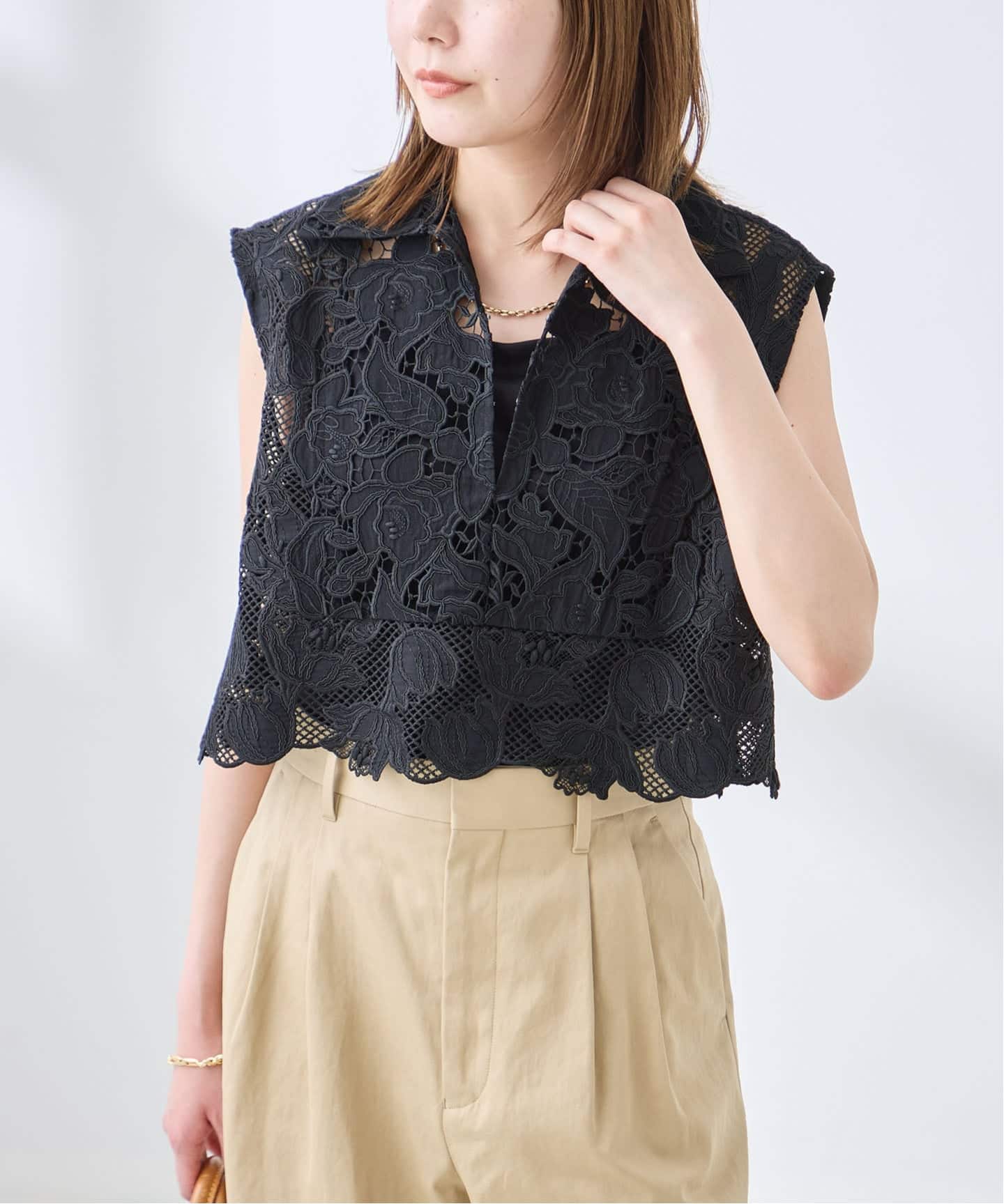journal standard luxe レース ノースリーブ journal standard luxe レース ノースリーブ 【公式通販】