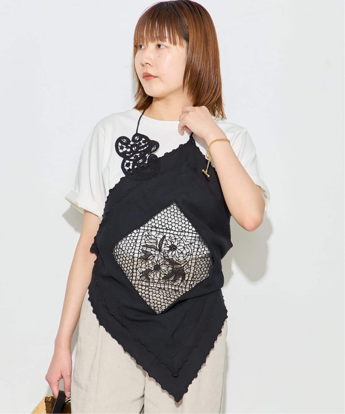刺繍レースキャミブラウス（シャツ／ブラウス）｜JOURNAL STANDARD L