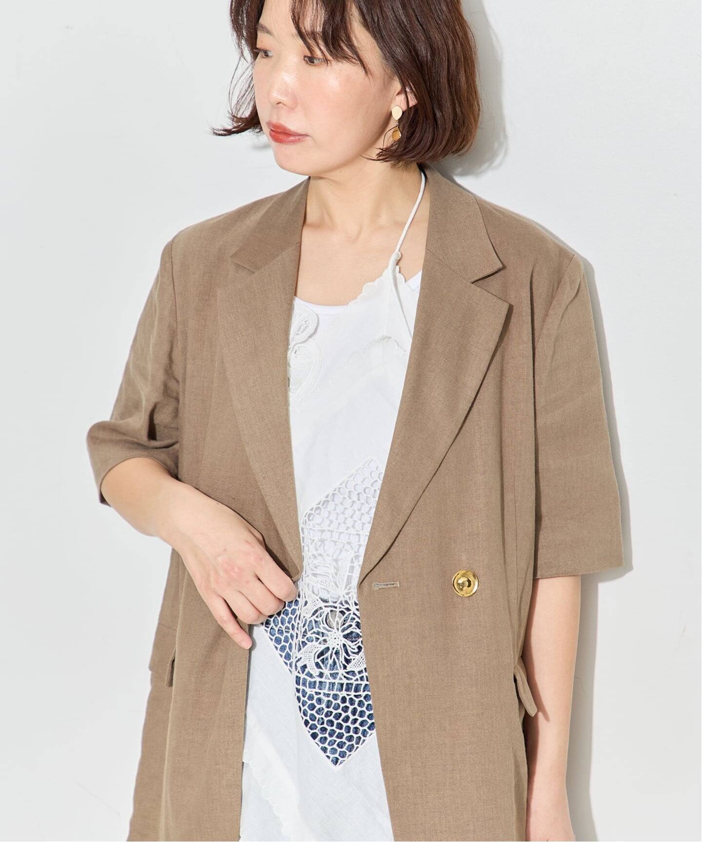 【Journal standard】レースアップ 刺繍 キャミソール 刺繍レースキャミブラウス（シャツ／ブラウス）｜JOURNAL STANDARD L