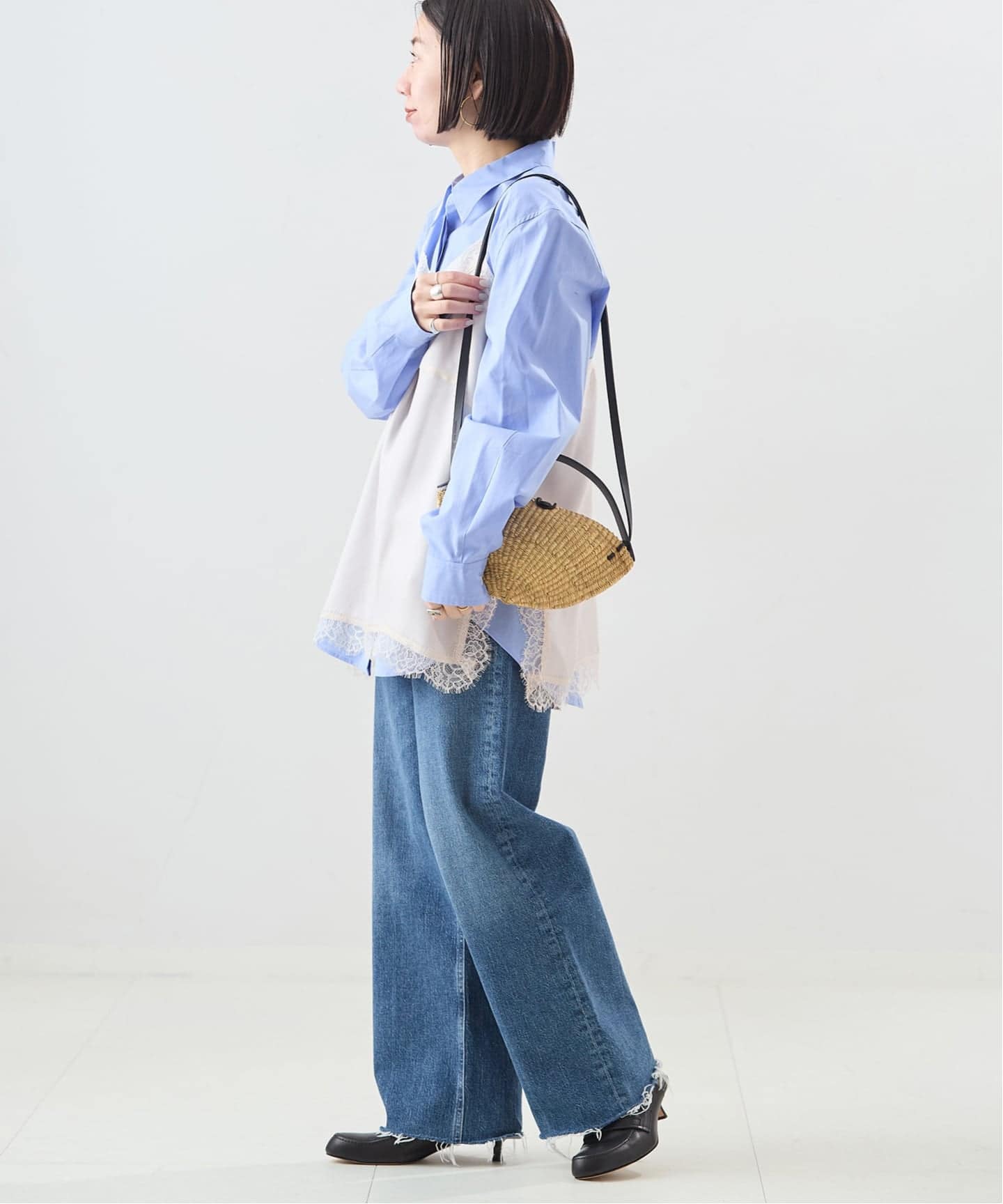 金子綾さん着用】レースキャミソール（キャミソール）｜JOURNAL