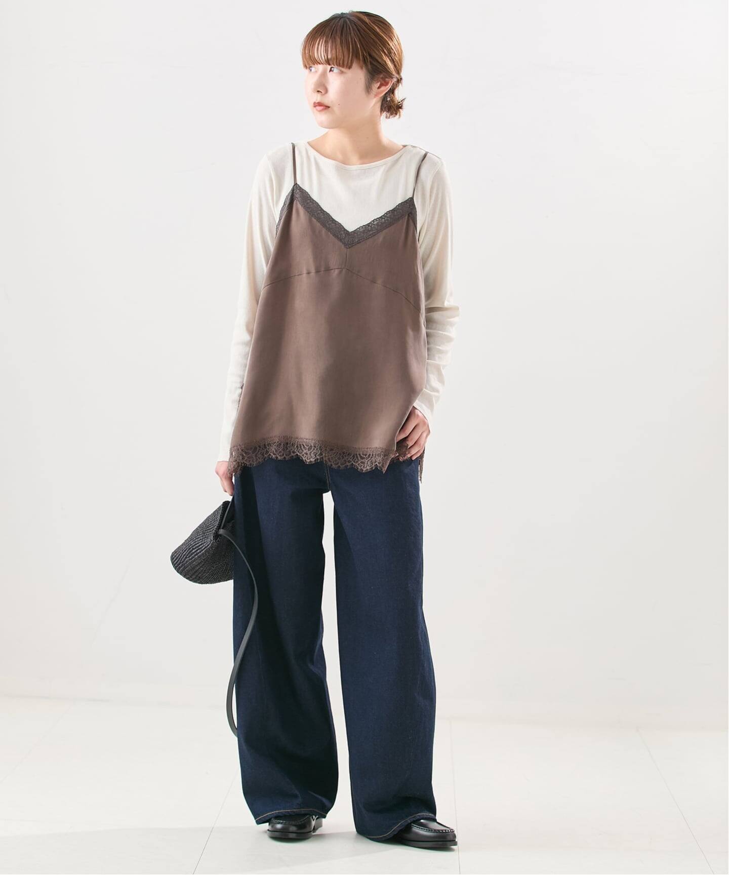 金子綾さん着用】レースキャミソール（キャミソール）｜JOURNAL