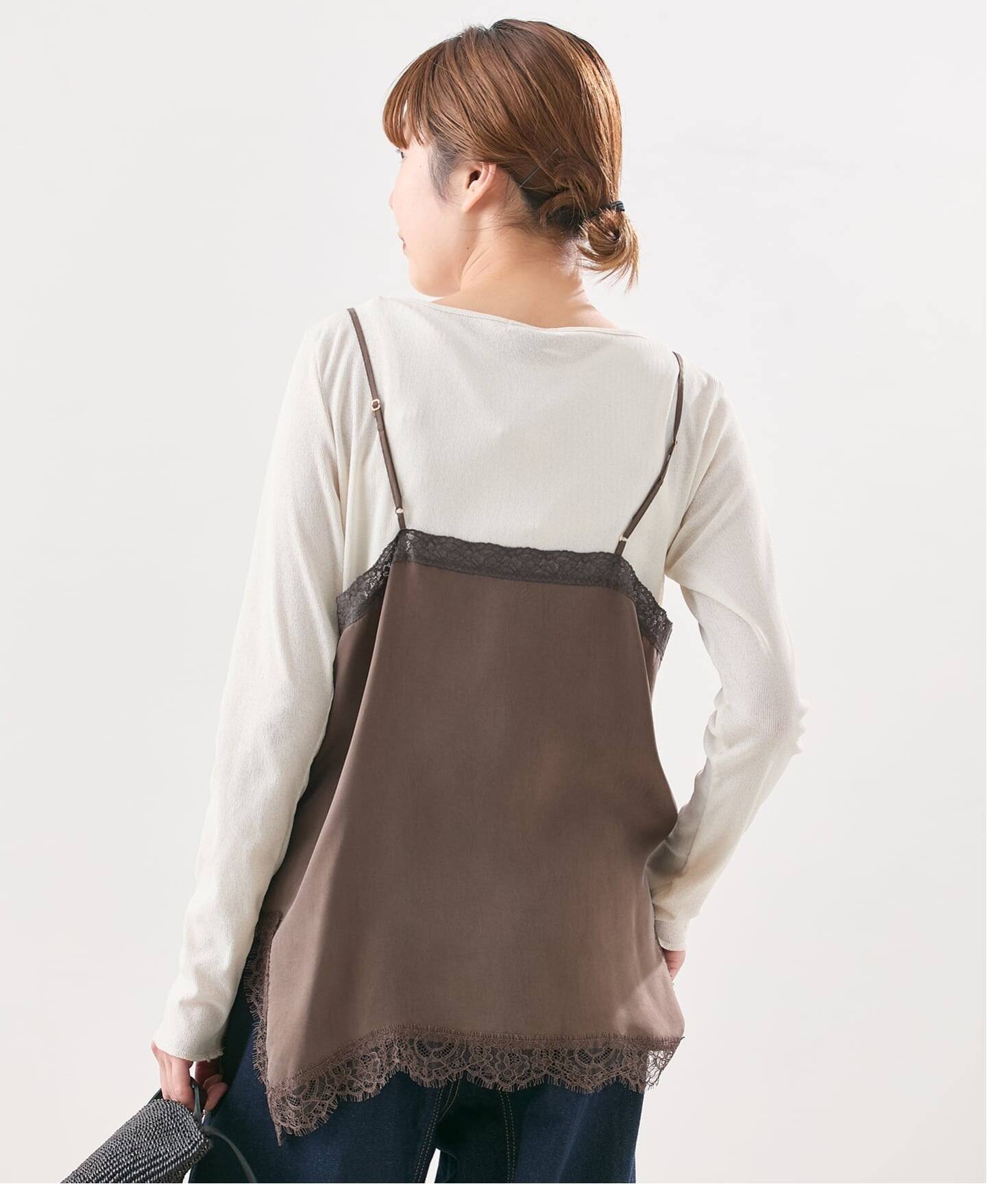 金子綾さん着用】レースキャミソール（キャミソール）｜JOURNAL