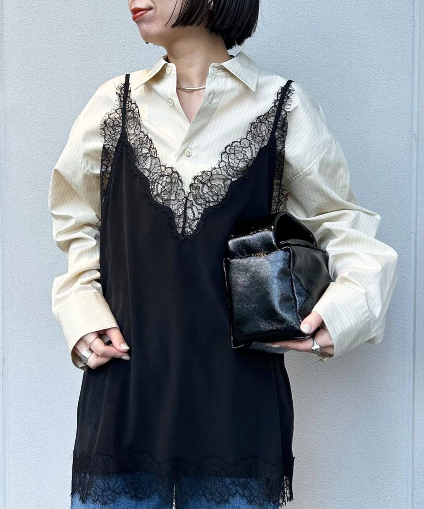 【JOURNAL STANDARD L’ESSAGE】リバーレースキャミ journal standard L'essage（ジャーナルスタンダード レサージュ