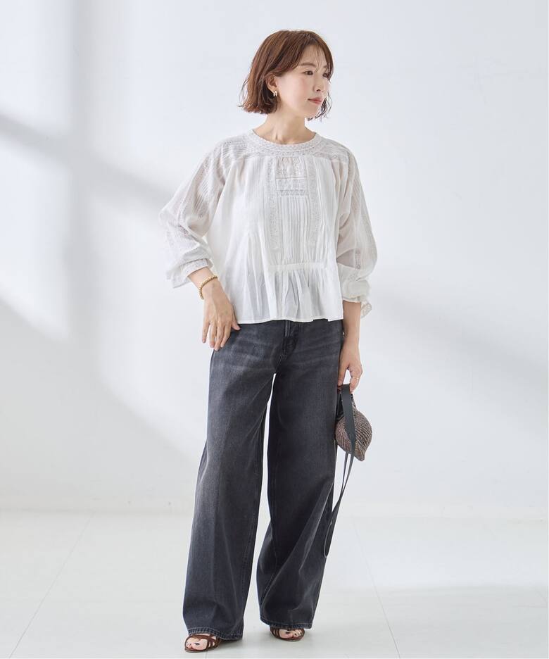 リバーレース刺繍ブラウス（シャツ／ブラウス）｜JOURNAL STANDARD L 