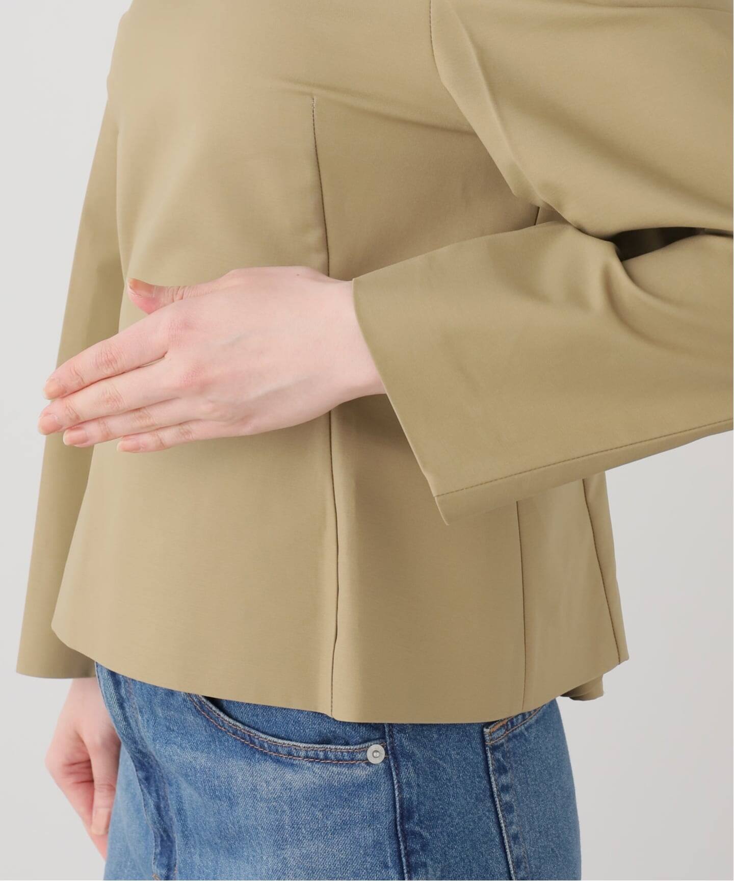 ななな様　トップス　sサイズ　カラーbeige RECTO/レクト OPEN BACK PEPLUM TOP (KHAKI BEIGE) トップス