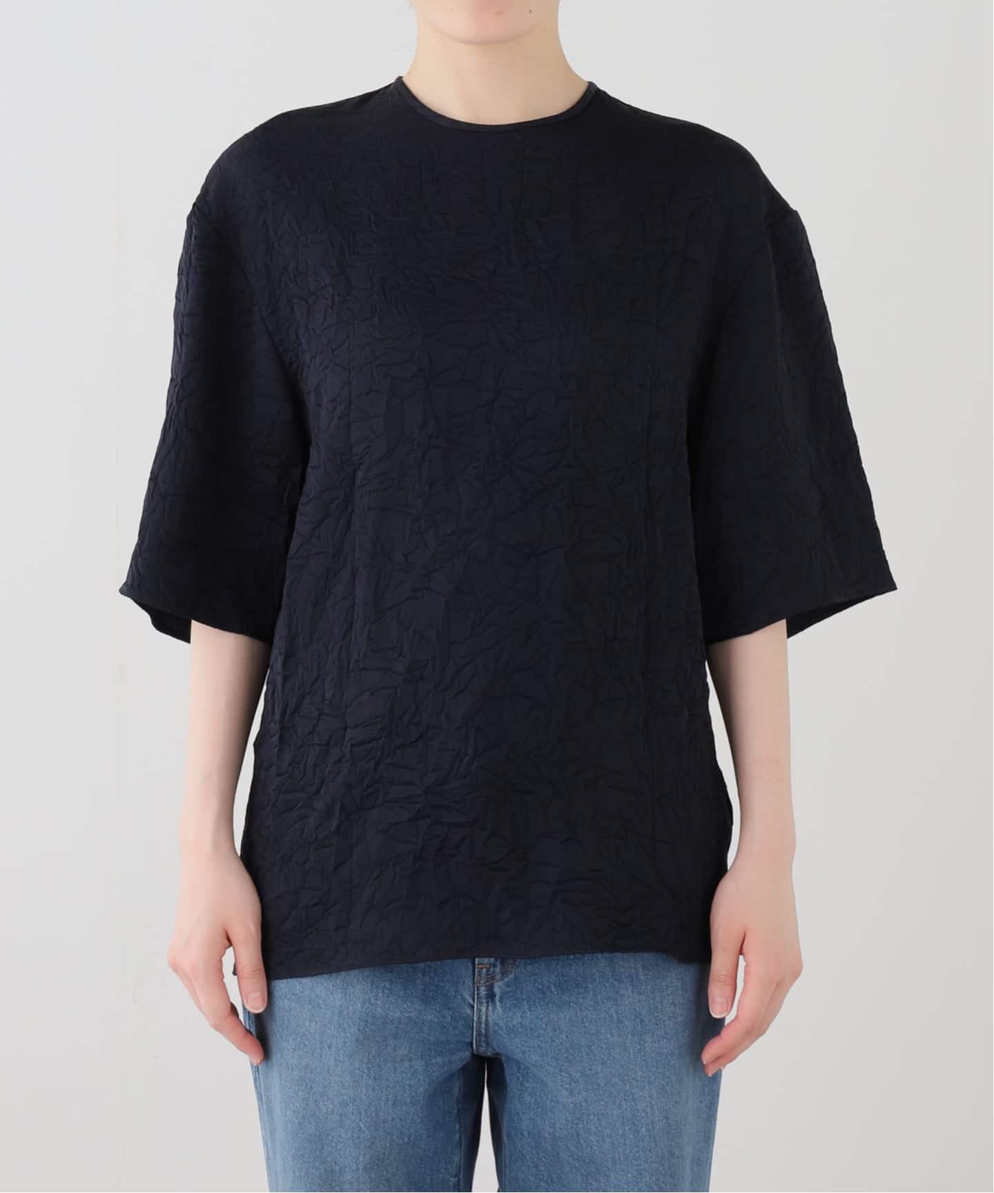 TIBI/ティビ CRINKLE SHIRTING EASY Tシャツ（シャツ／ブラウス