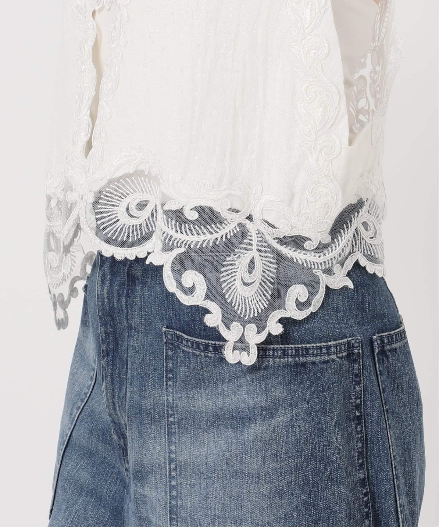 追加予約》【MAURIZIO MYKONOS/マウリツィオ ミコノス】 TOP：ブラウス