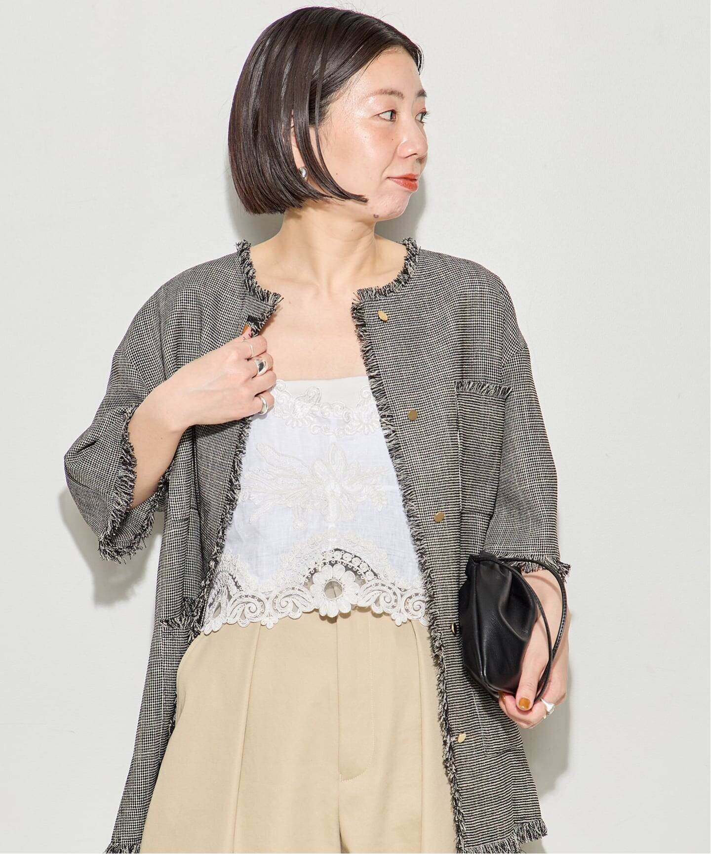 予約》【MAURIZIO MYKONOS/マウリツィオ ミコノス】TOP：ブラウス