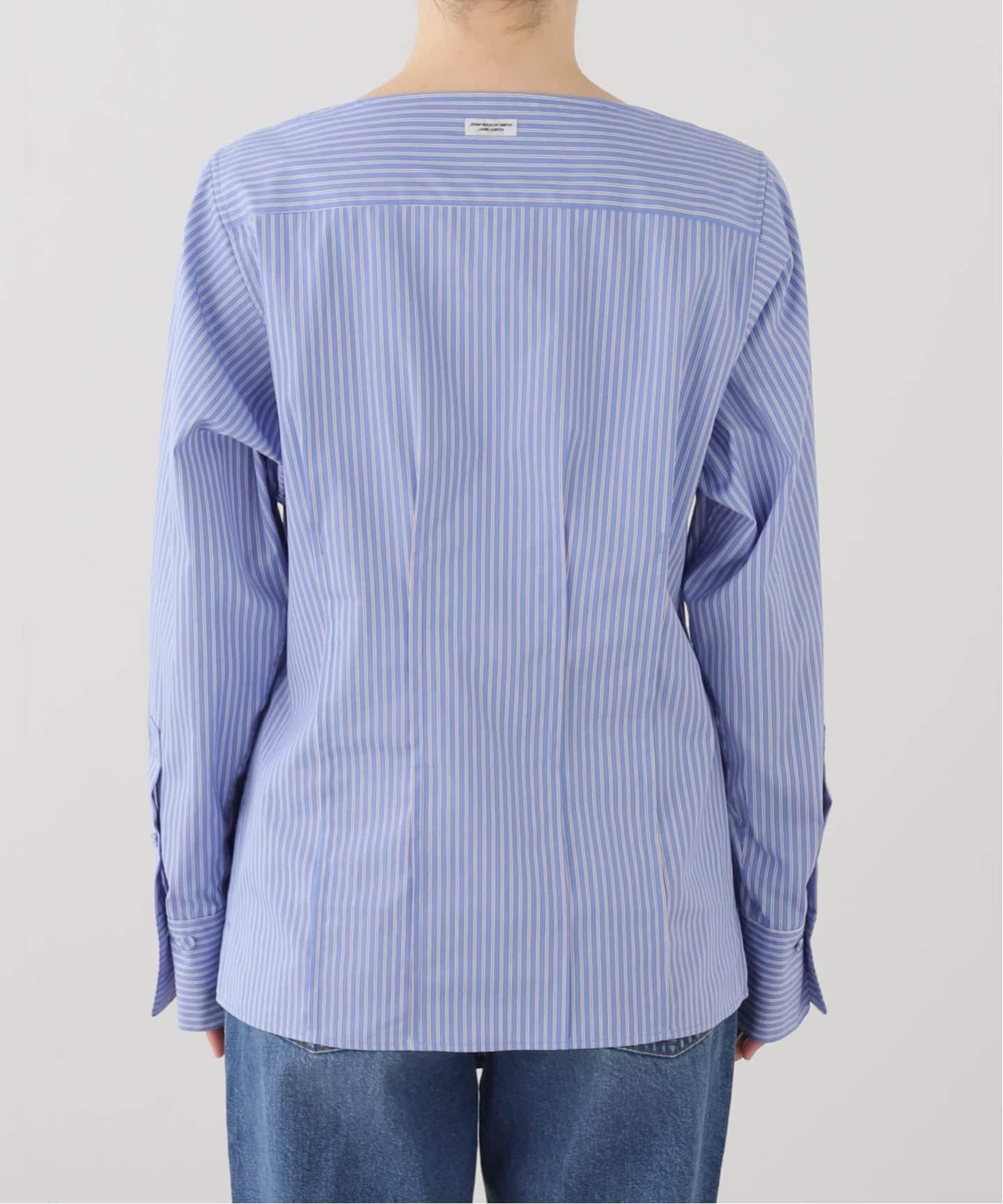 JANE SMITH ストライプシャツ other - ジェーンスミス JANE SMITH ストライプ シャツ 長袖 36 グレー