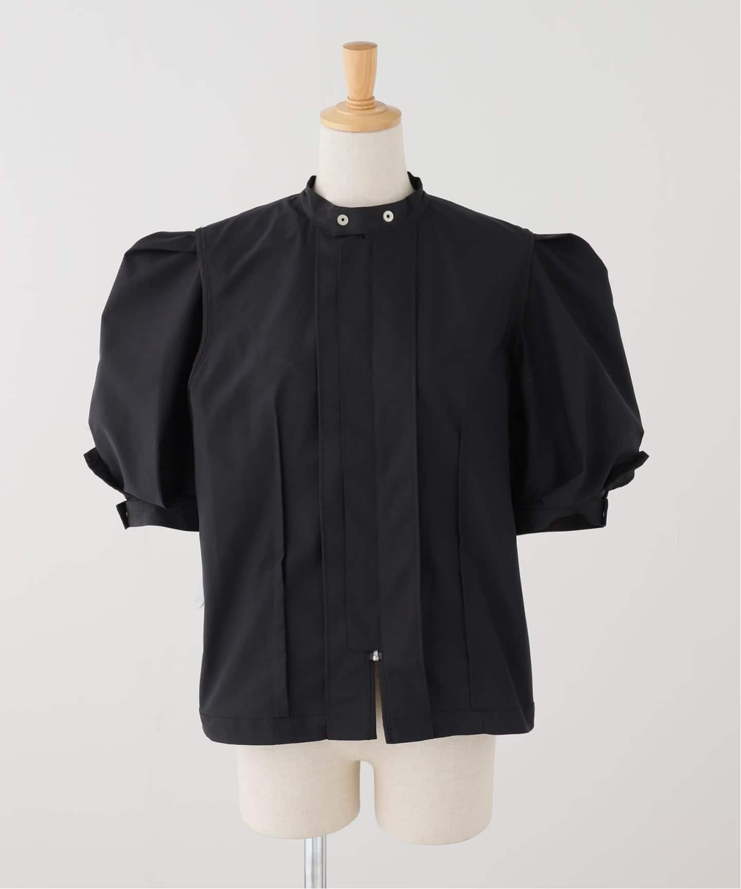 TOGA PULLA/トーガプルラ Twill fringe blouse ブラウス（シャツ