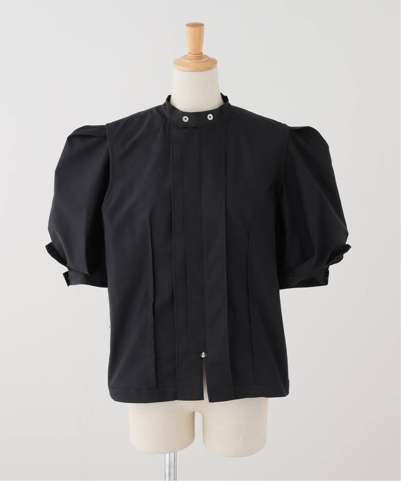 TOGA PULLA/トーガプルラ Twill fringe blouse ブラウス（シャツ 
