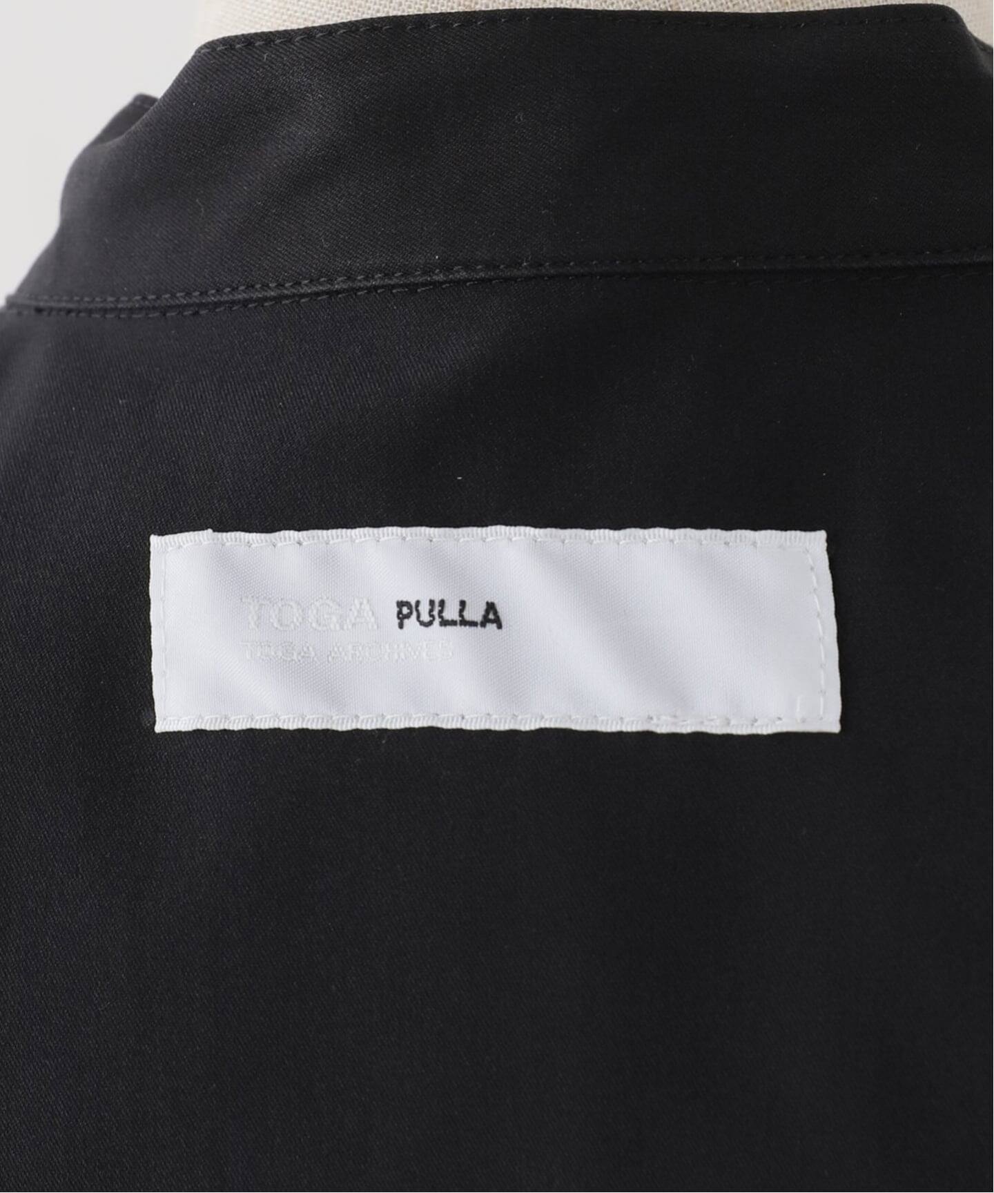TOGA PULLA/トーガプルラ Twill fringe blouse ブラウス（シャツ