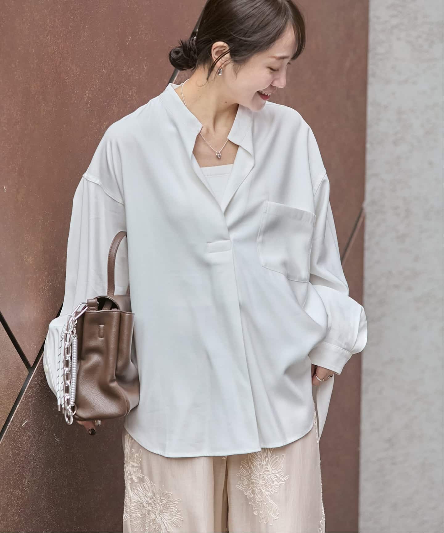 専用！！ジャーナルスタンダード　ふんわり　ブラウス　白 JOURNAL STANDARD｜ジャーナルスタンダードのシャツ／ブラウス
