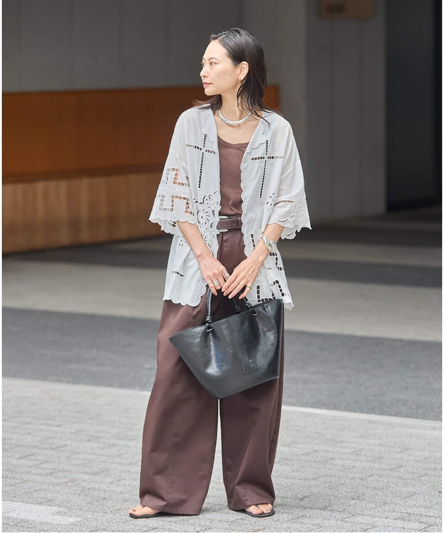 予約》INDIA カットワークレース ブラウス（シャツ／ブラウス