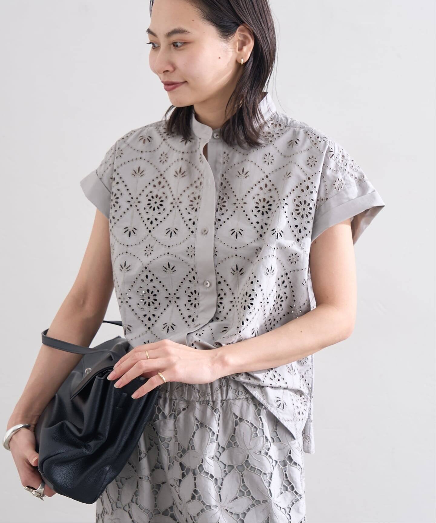 別注【TICCA / ティッカ】 レースフレンチシャツ JSP（シャツ 
