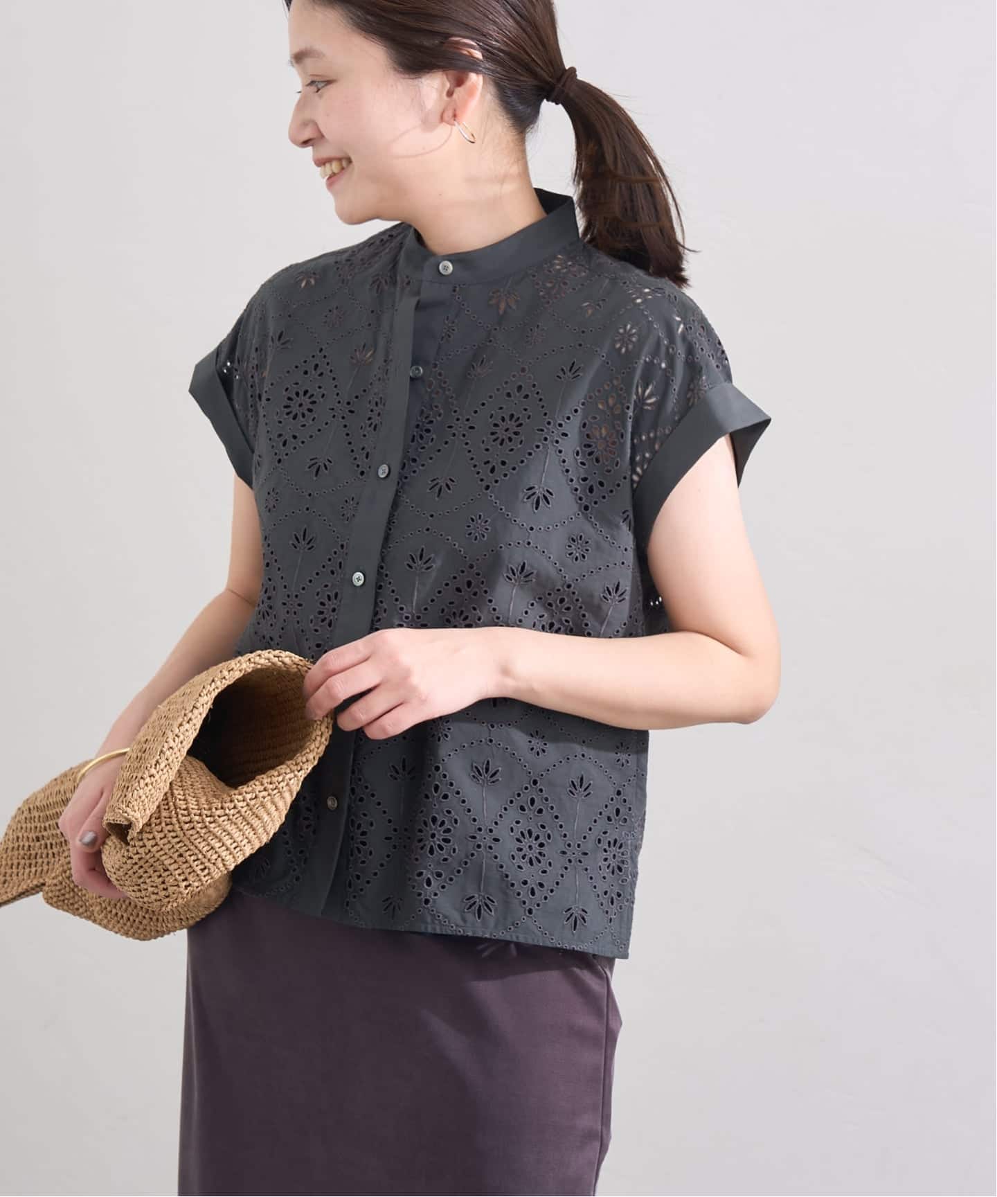 別注【TICCA / ティッカ】 レースフレンチシャツ JSP（シャツ