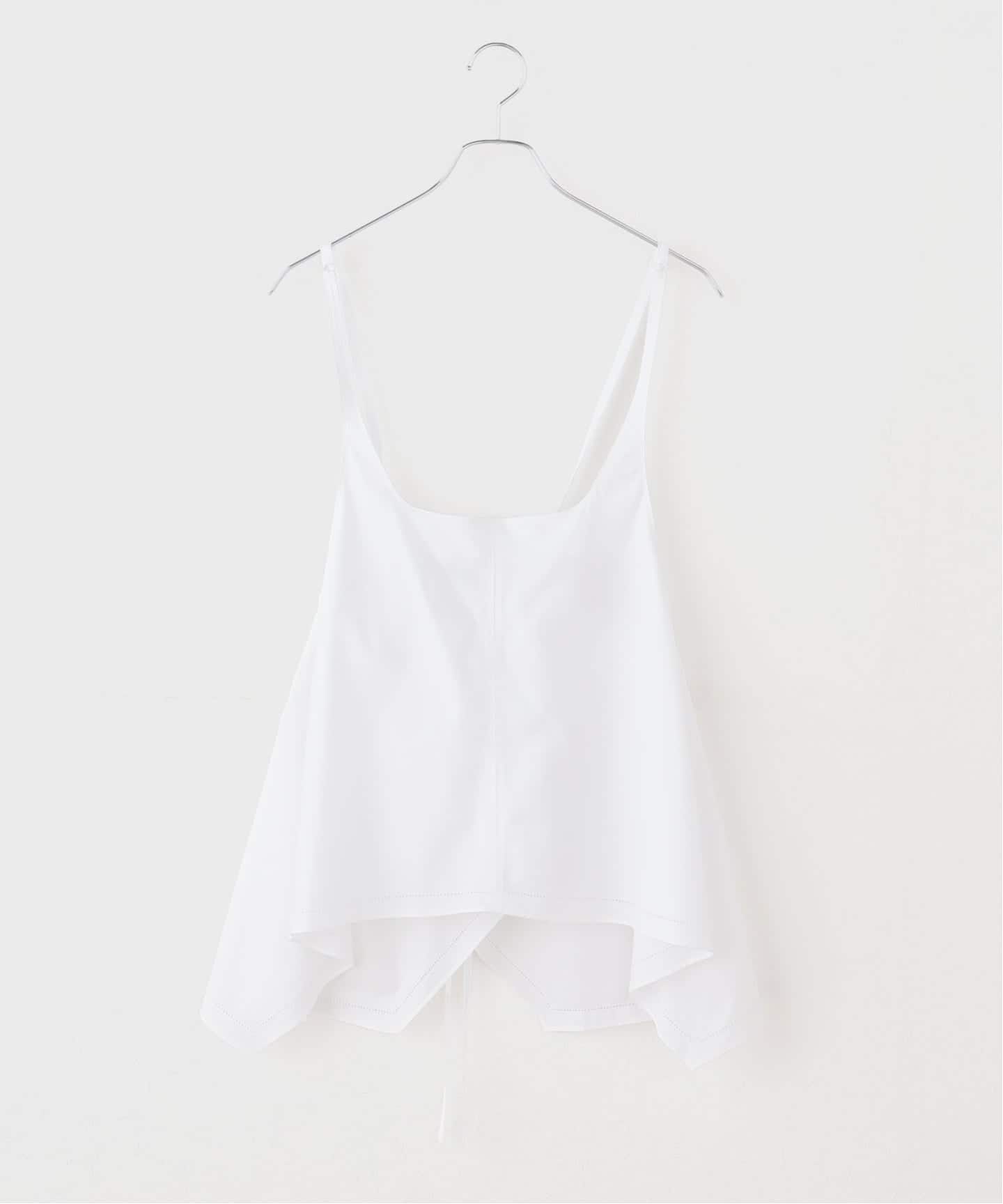 LOW CLASSIC/ロウ クラシック】 FLARED SLEEVELESS TOP（シャツ