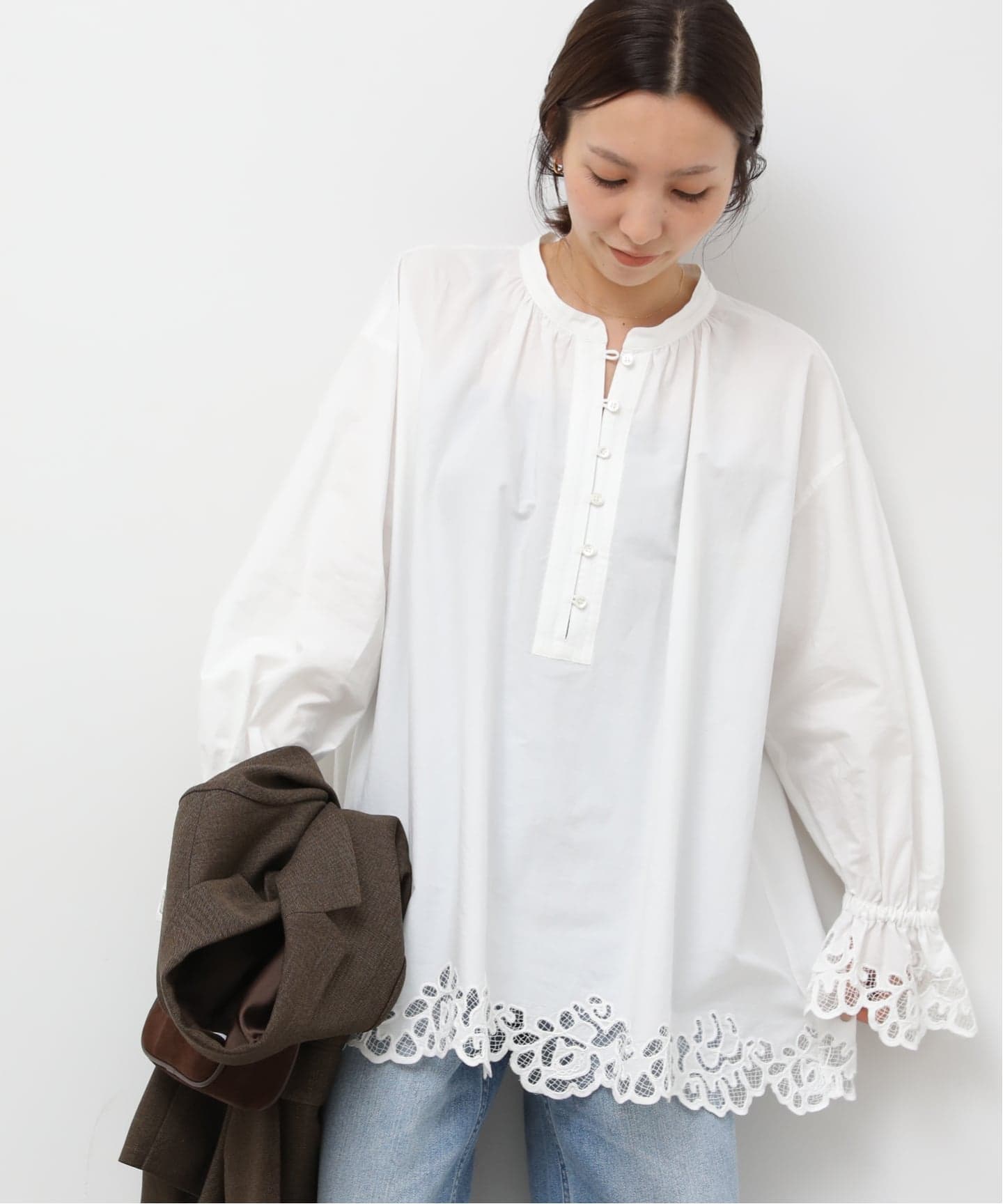 WEB限定追加》エンブロイダリーブラウス（シャツ／ブラウス）｜JOURNAL
