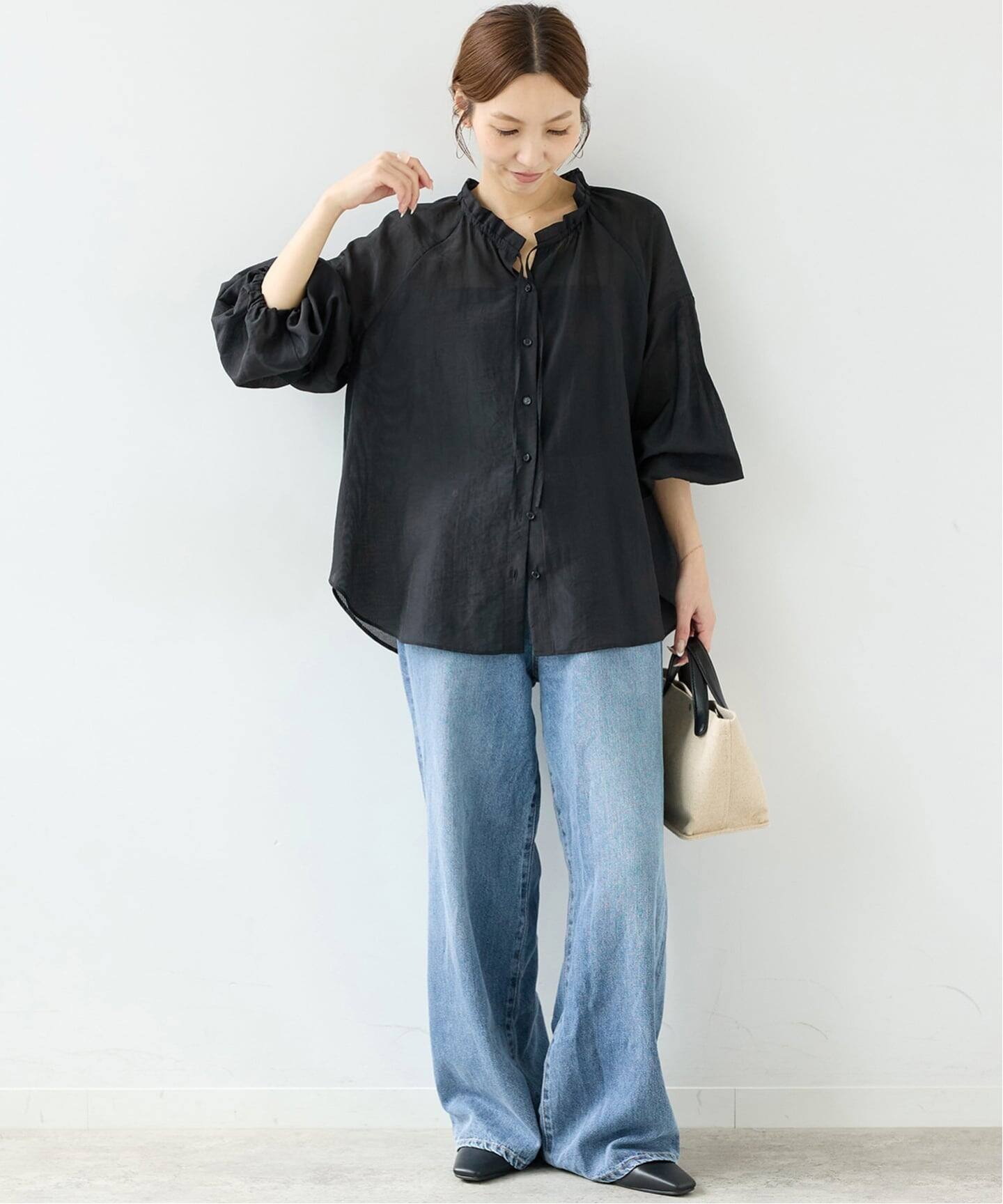 WEB限定予約》ピンタックフリルブラウス（シャツ／ブラウス）｜JOURNAL 