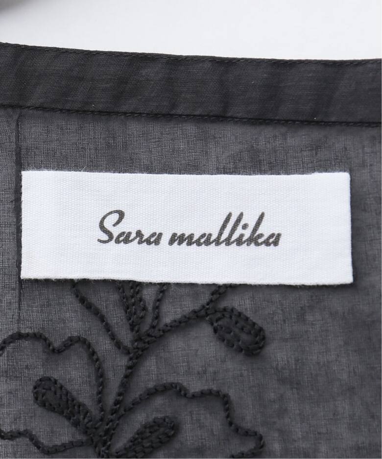 SARA MALLIKA/サラマリカ】 Organza Aari Embroidery Cam：ブラウス 