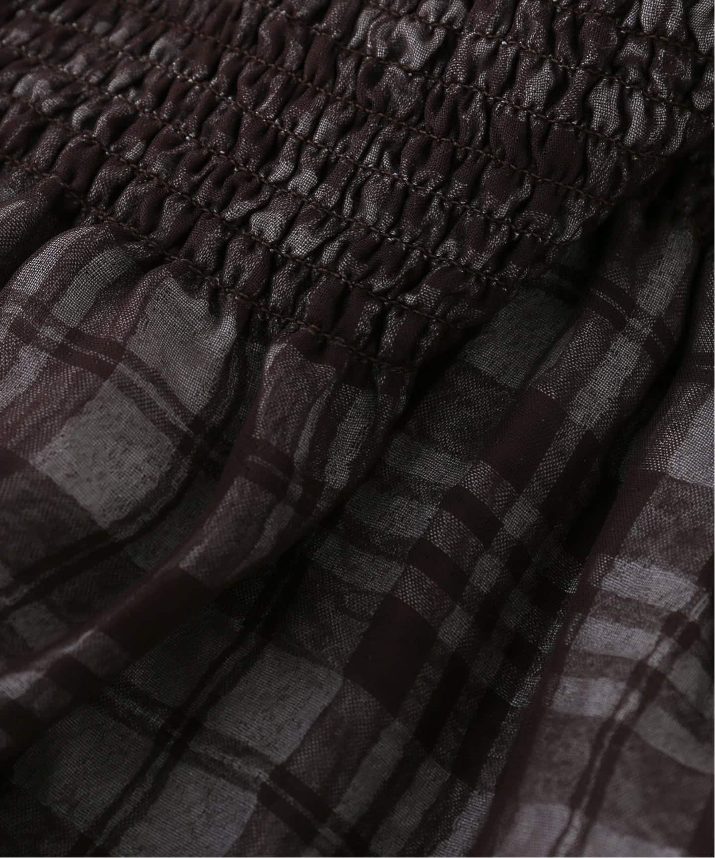 TODAYFUL/トゥデイフル】 Check Jacquard Camisole（シャツ／ブラウス