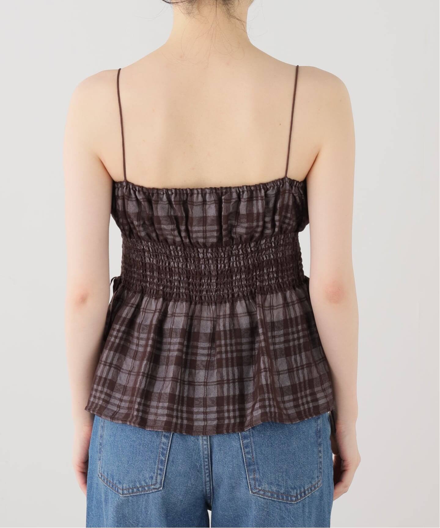 TODAYFUL/トゥデイフル】 Check Jacquard Camisole（シャツ／ブラウス 