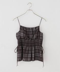 TODAYFUL/トゥデイフル】 Check Jacquard Camisole（シャツ／ブラウス 