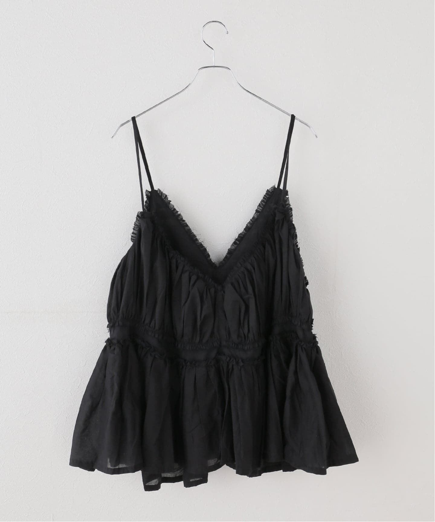 crinkle crinkle crinkle】 frill gather volume camisole（シャツ