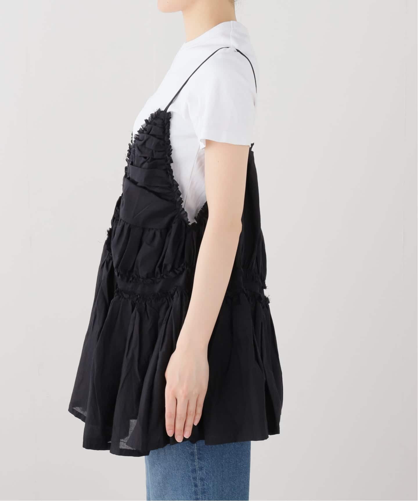 crinkle crinkle crinkle】 frill gather volume camisole（シャツ
