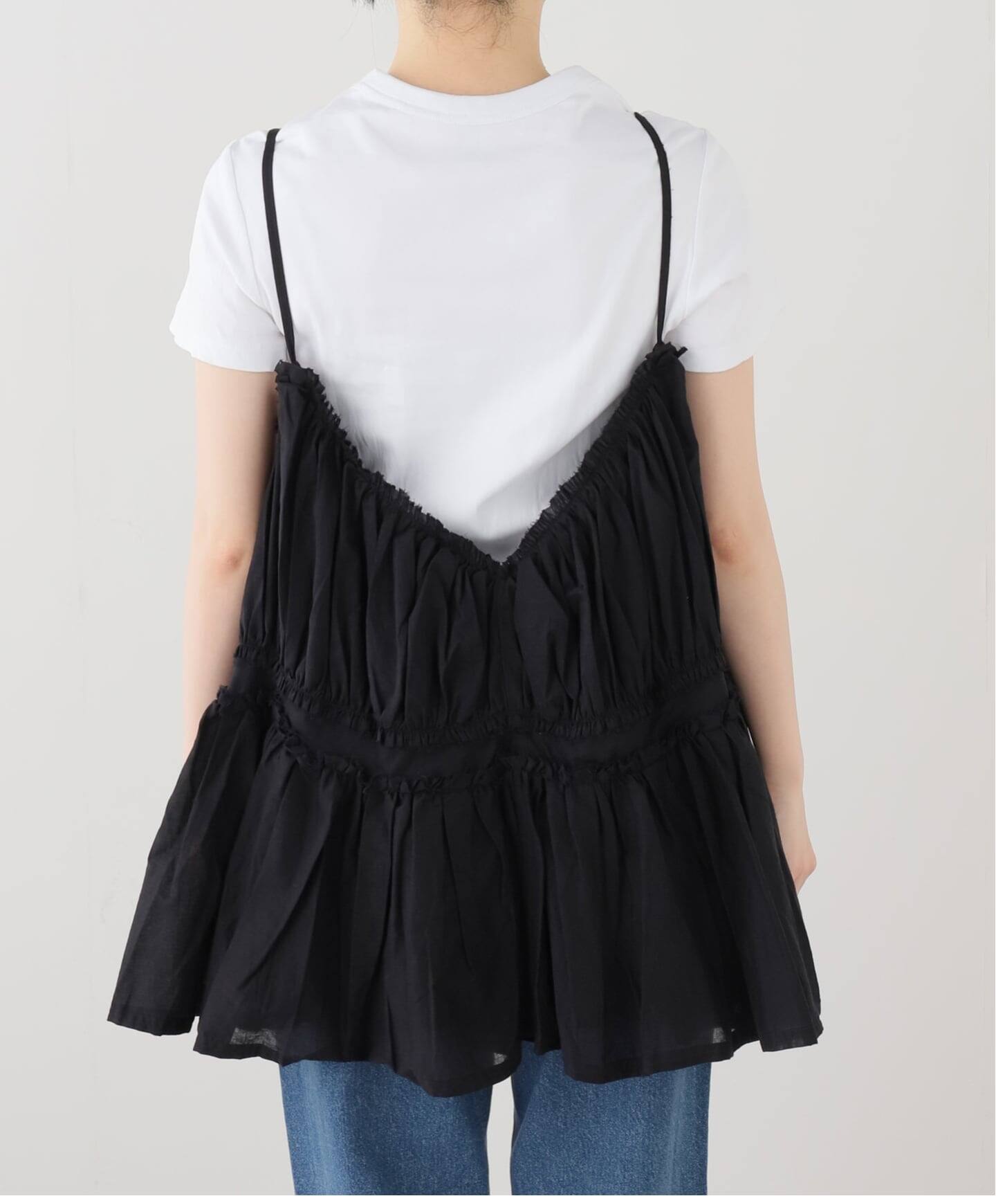 crinkle crinkle crinkle】 frill gather volume camisole（シャツ