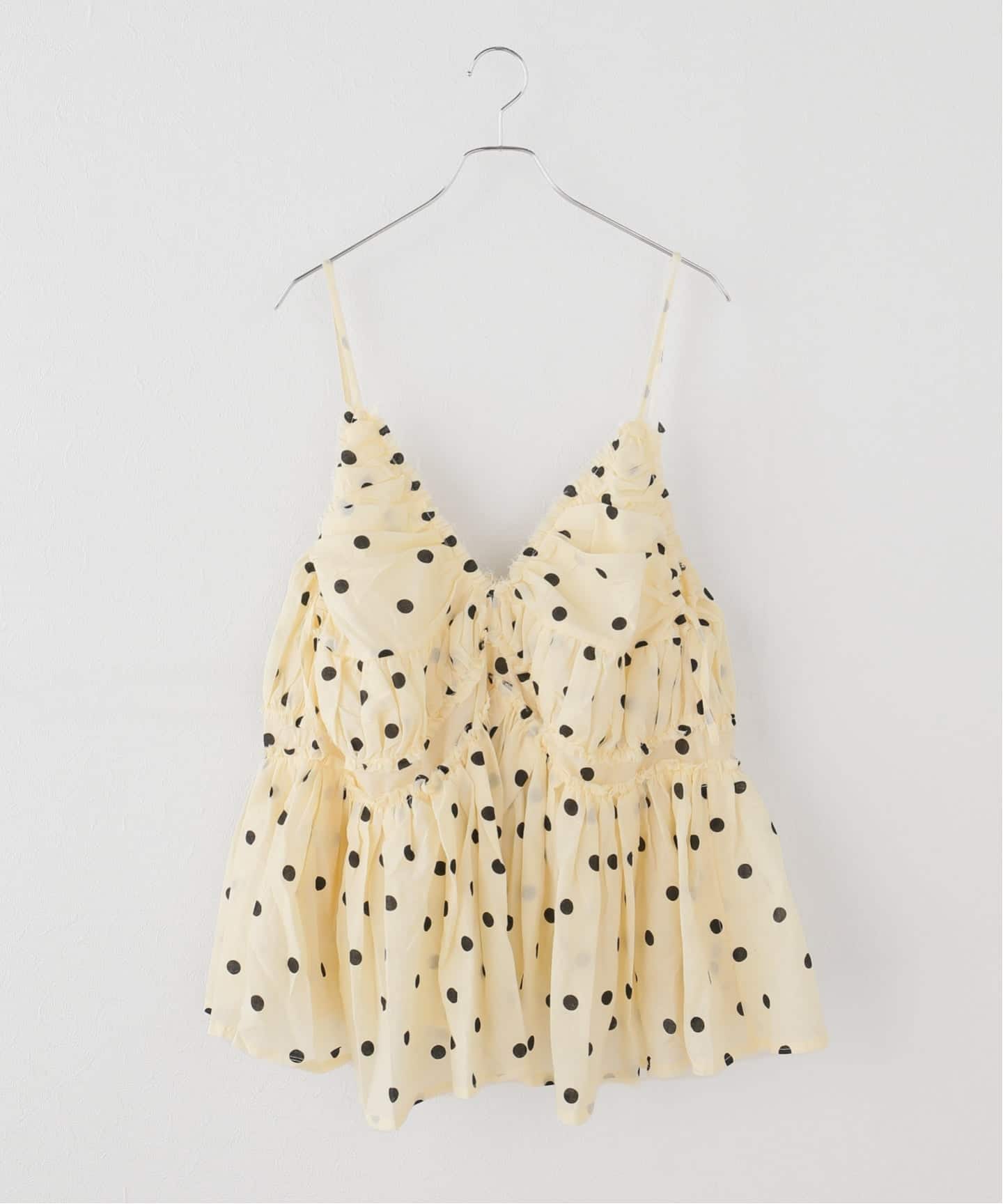 crinkle crinkle crinkle】 frill gather volume camisole（シャツ