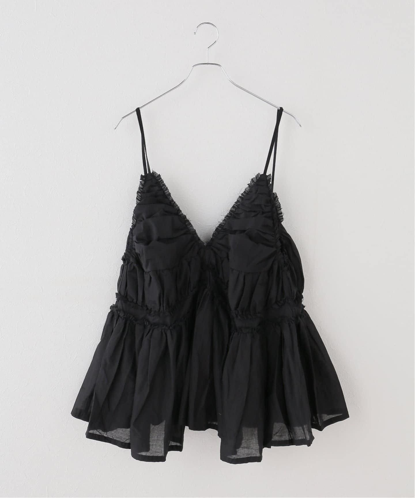 追加》【crinkle crinkle crinkle】 frill gather volume camisole