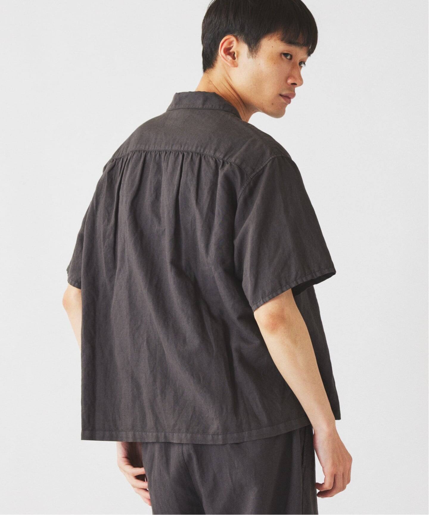 European Flax / ヨーロピアンフラックス ガーメントダイ リネン 半袖