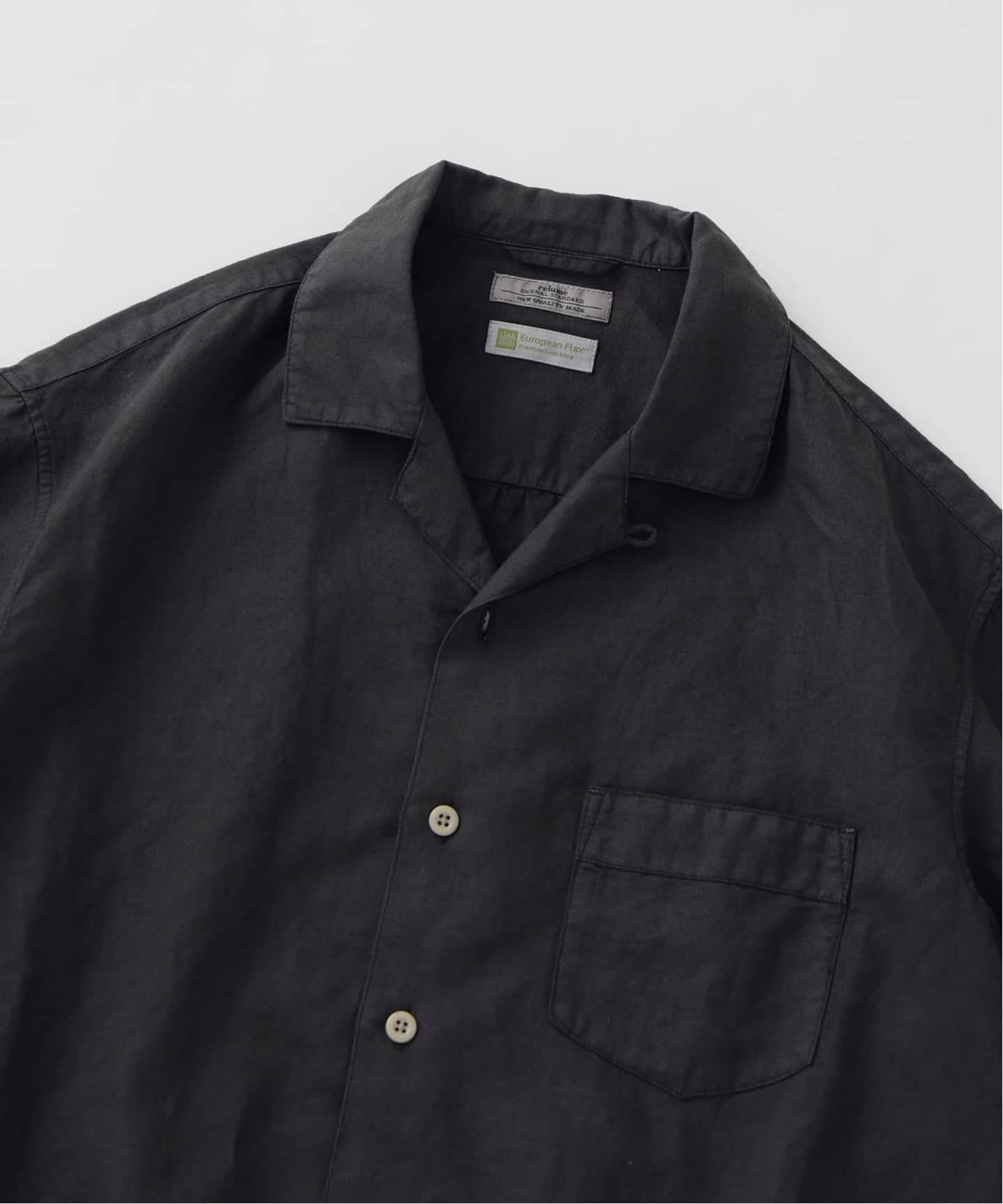 European Flax / ヨーロピアンフラックス ガーメントダイ リネン 半袖
