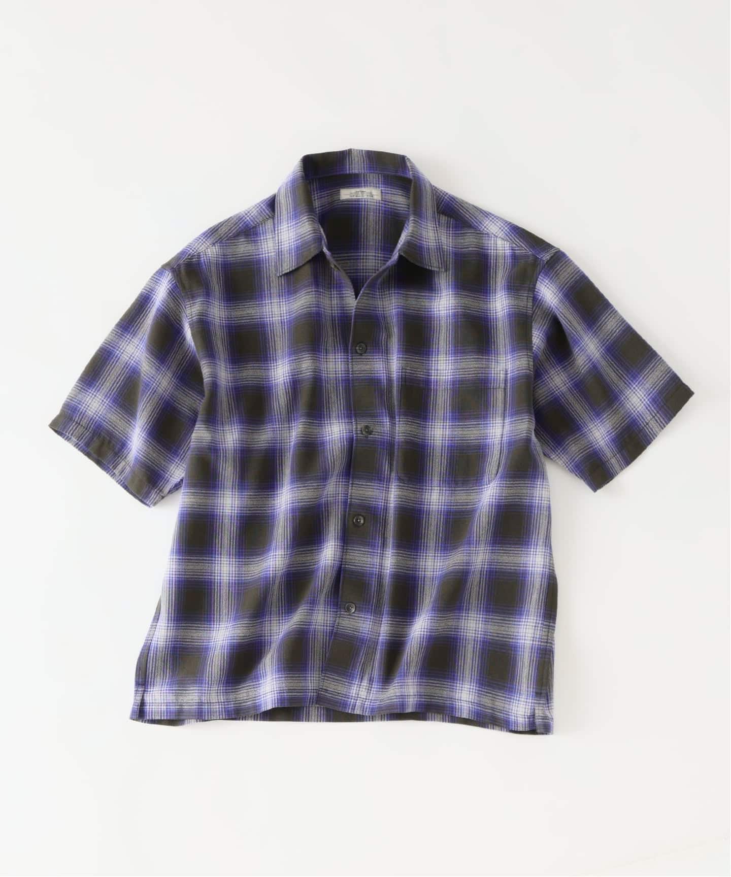 RELUME チェック柄 オンブレシャツ JOURNAL JOURNAL STANDARD