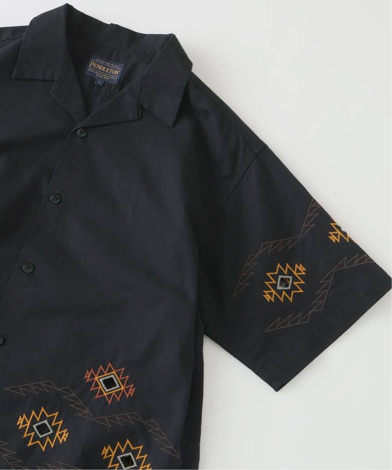 PENDLETON / ペンドルトン 別注 ”カットワーク” 刺繍 オープンカラー 