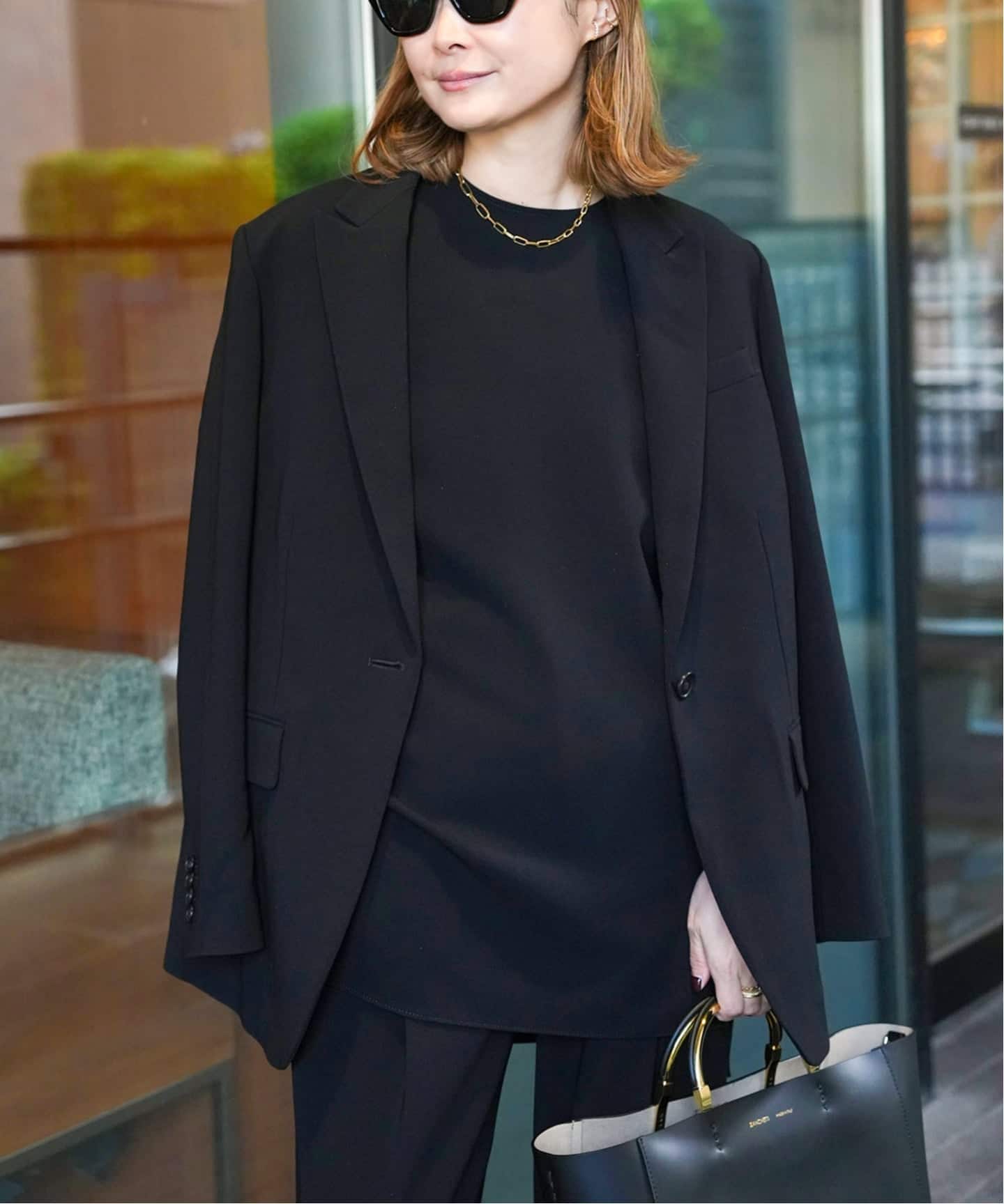 ドゥーズィエムクラス　トリアセジョーゼットオーバーブラウス　ホワイト Deuxieme Classe（ドゥーズィエムクラス）の「トリアセジョーゼット