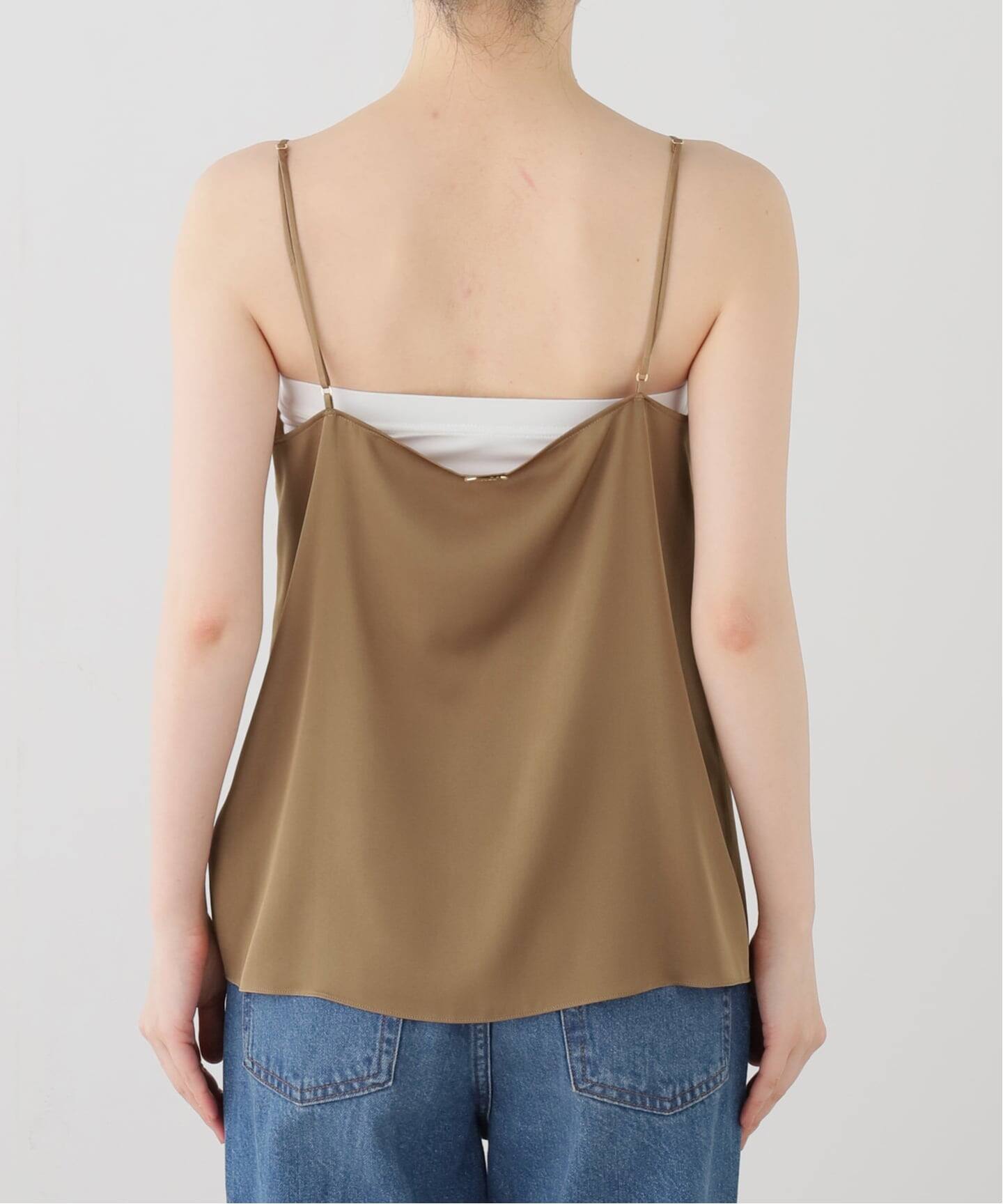 Deuxieme Classe　定価19,800円　シルク100％ キャミソール 追加 SILK SATIN キャミソール（キャミソール）｜Deuxieme Classe