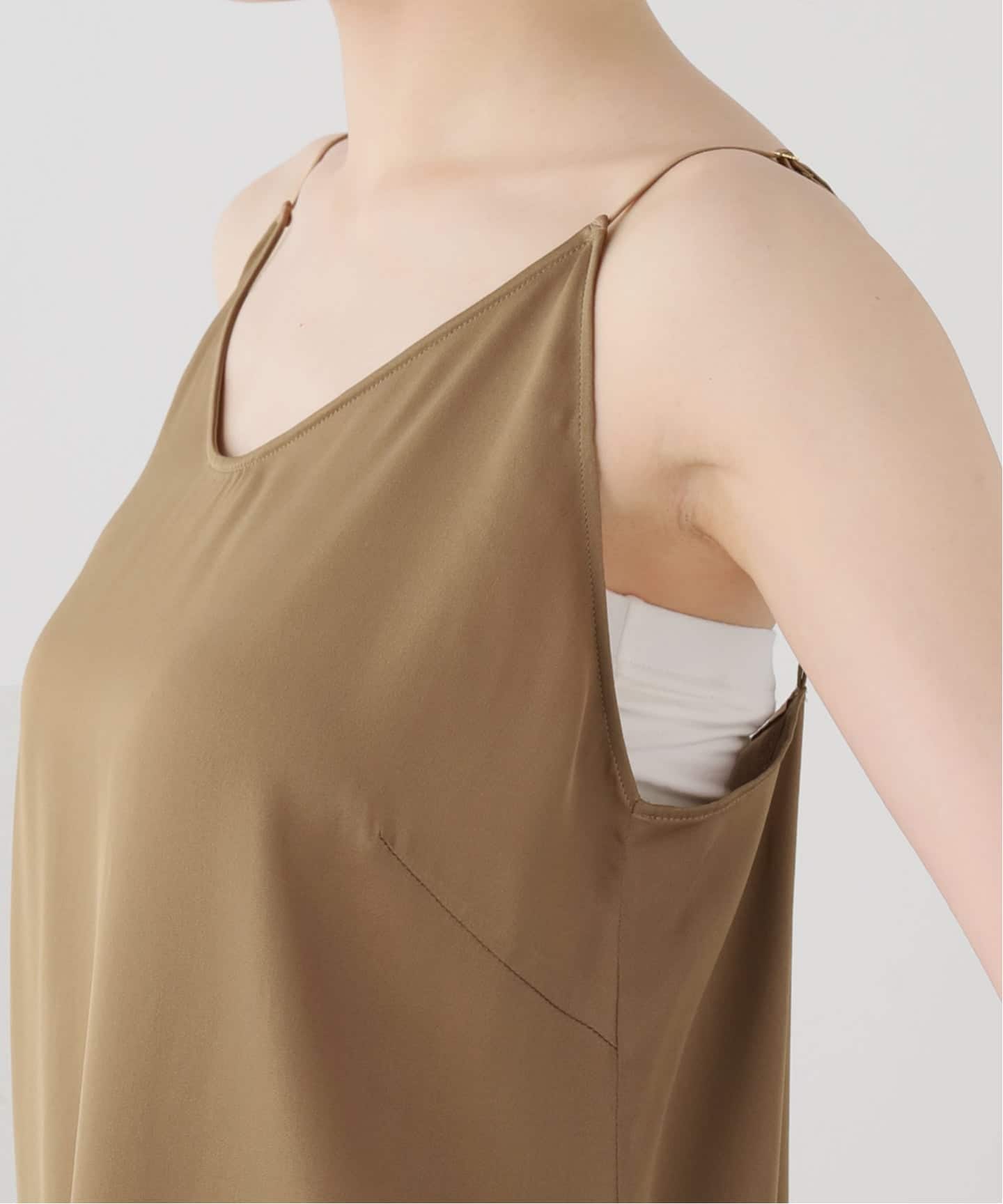 Deuxieme Classe　定価19,800円　シルク100％ キャミソール 追加 SILK SATIN キャミソール（キャミソール）｜Deuxieme Classe