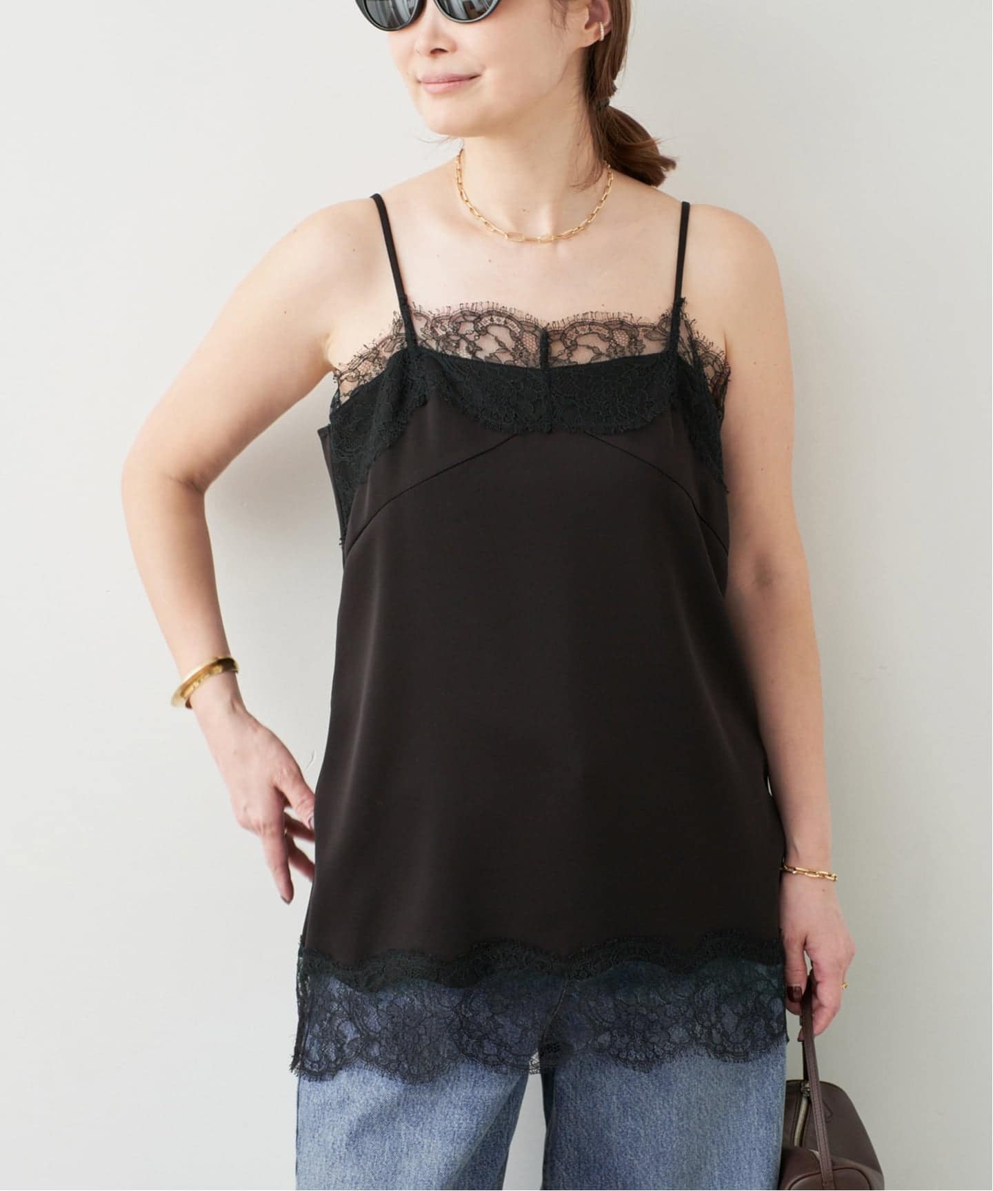 DeuxiemeClasse Lace Trimmed キャミソール Lace Trimmed キャミソール 1（キャミソール）｜Deuxieme Classe