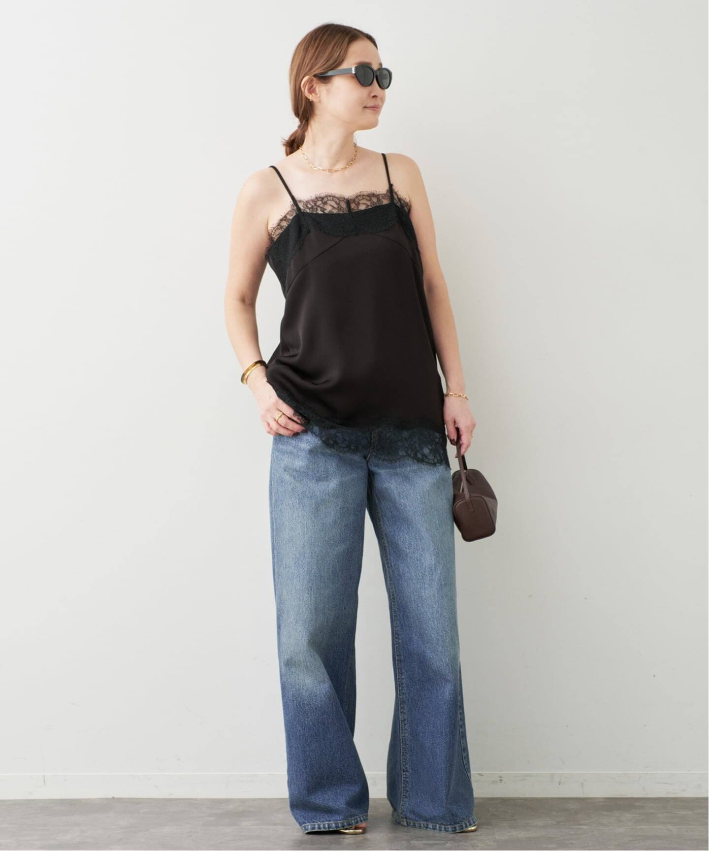 【新品】Deuxieme Classe Lace Trimmed キャミソール Lace Trimmed キャミソール 1（キャミソール）｜Deuxieme Classe