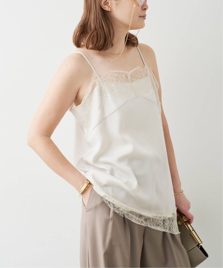 Lace Trimmed キャミソール 1（キャミソール）｜Deuxieme Classe 