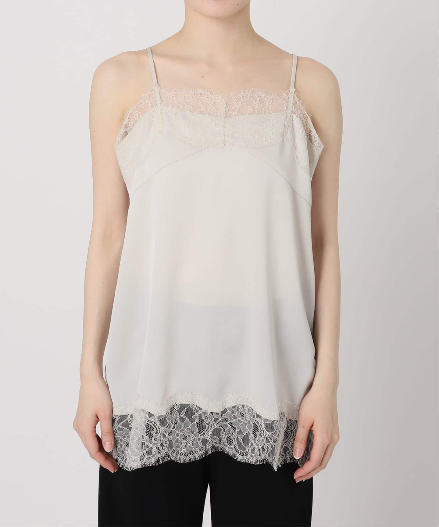 Deuxieme Classe Lace Trimmed キャミソール Lace Trimmed キャミソール 2（キャミソール）｜Deuxieme Classe
