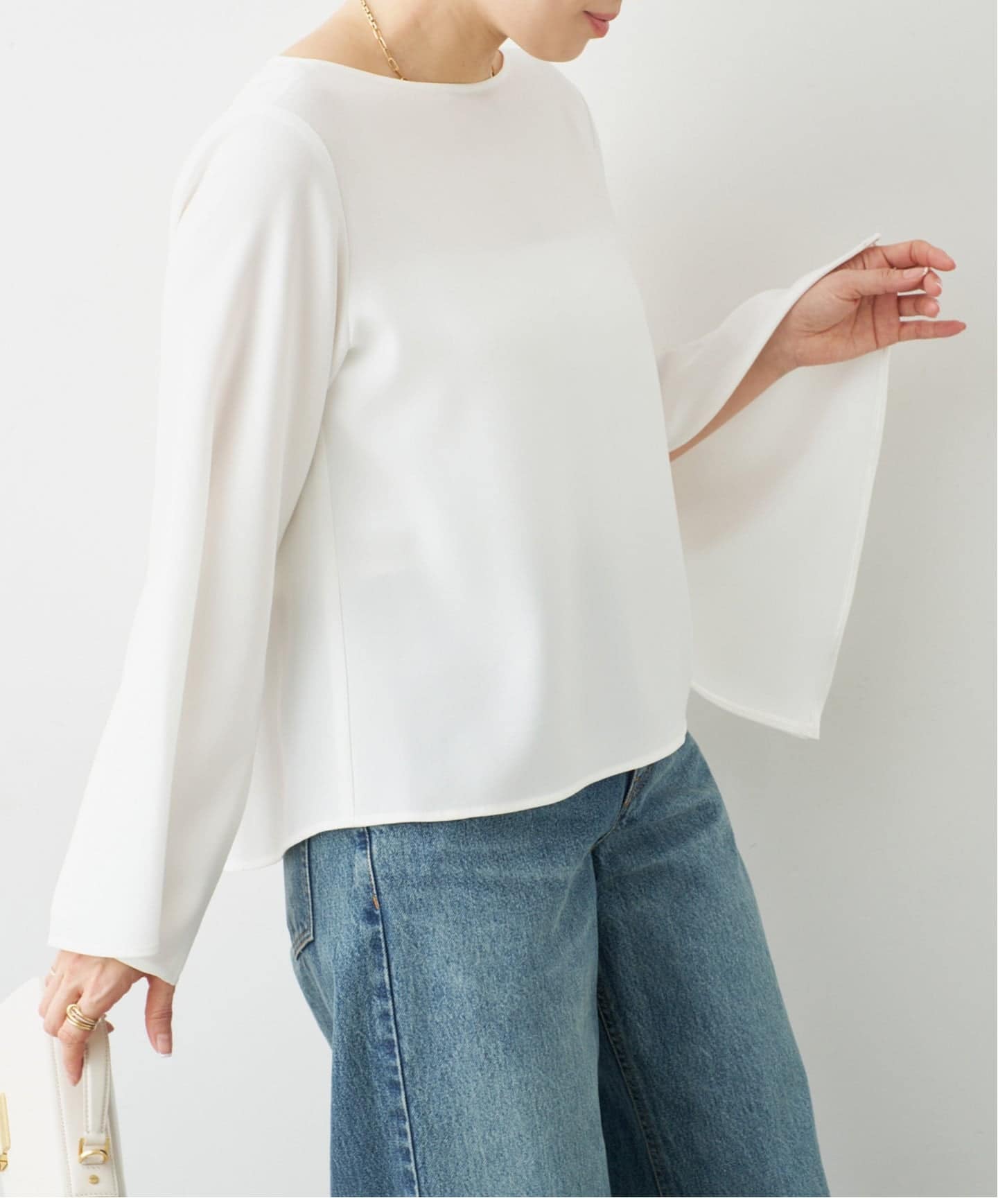 Sofia ジップスリーブ ブラウス（シャツ／ブラウス）｜Deuxieme Classe