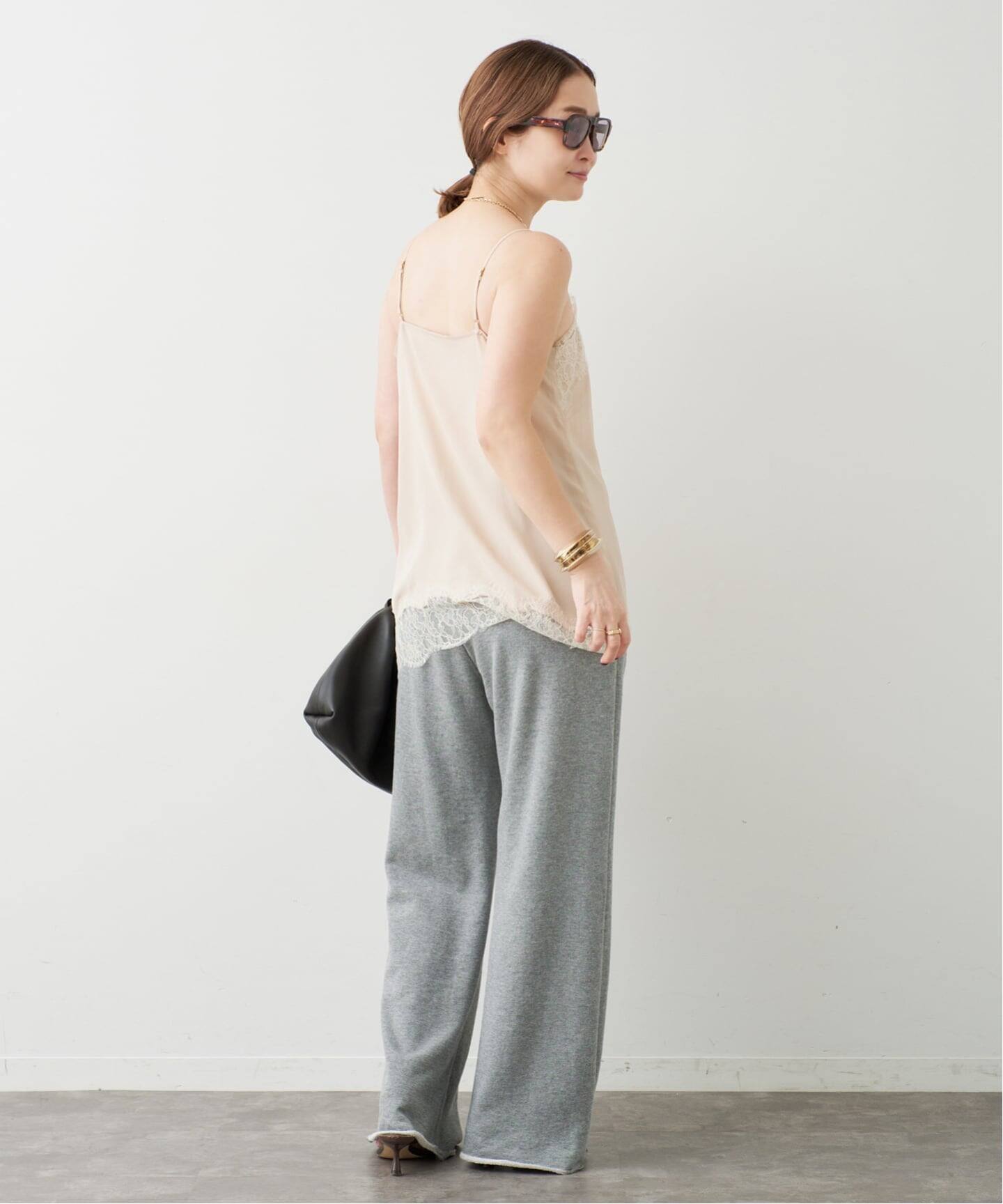 Deuxieme Classe Lace Trimmed キャミソール ブラック Lace Trimmed キャミソール 1（キャミソール）｜Deuxieme Classe