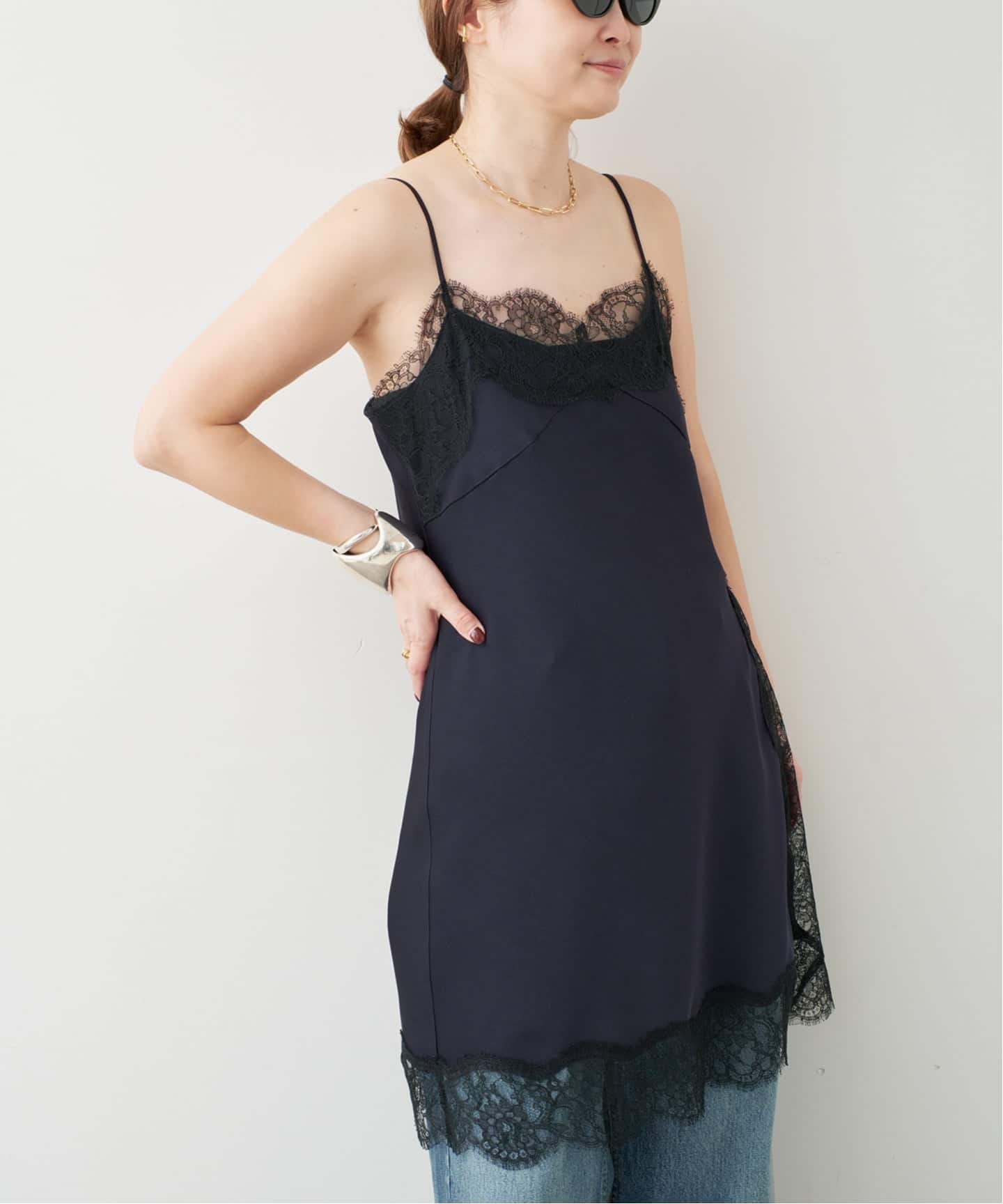 Deuxieme Classe キャミソール Lace Trimmed キャミソール 2（キャミソール）｜Deuxieme Classe
